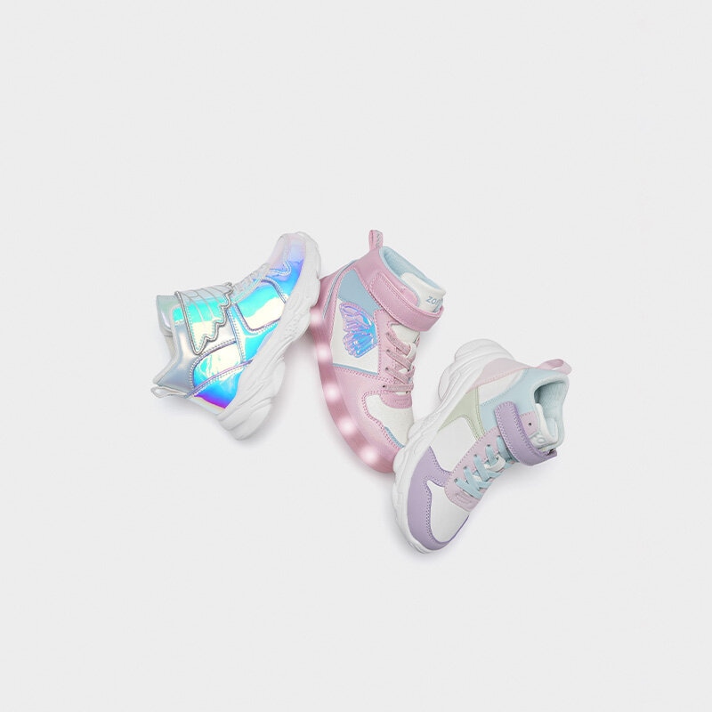 Barnsneakers i hög modell