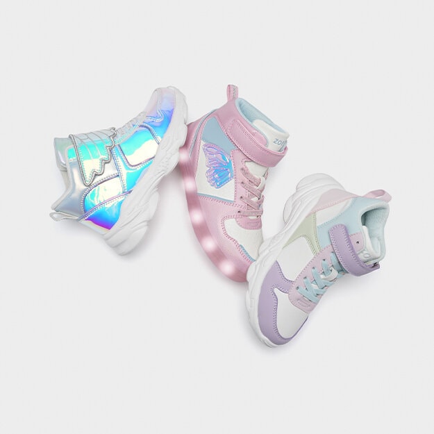 Barnsneakers i hög modell