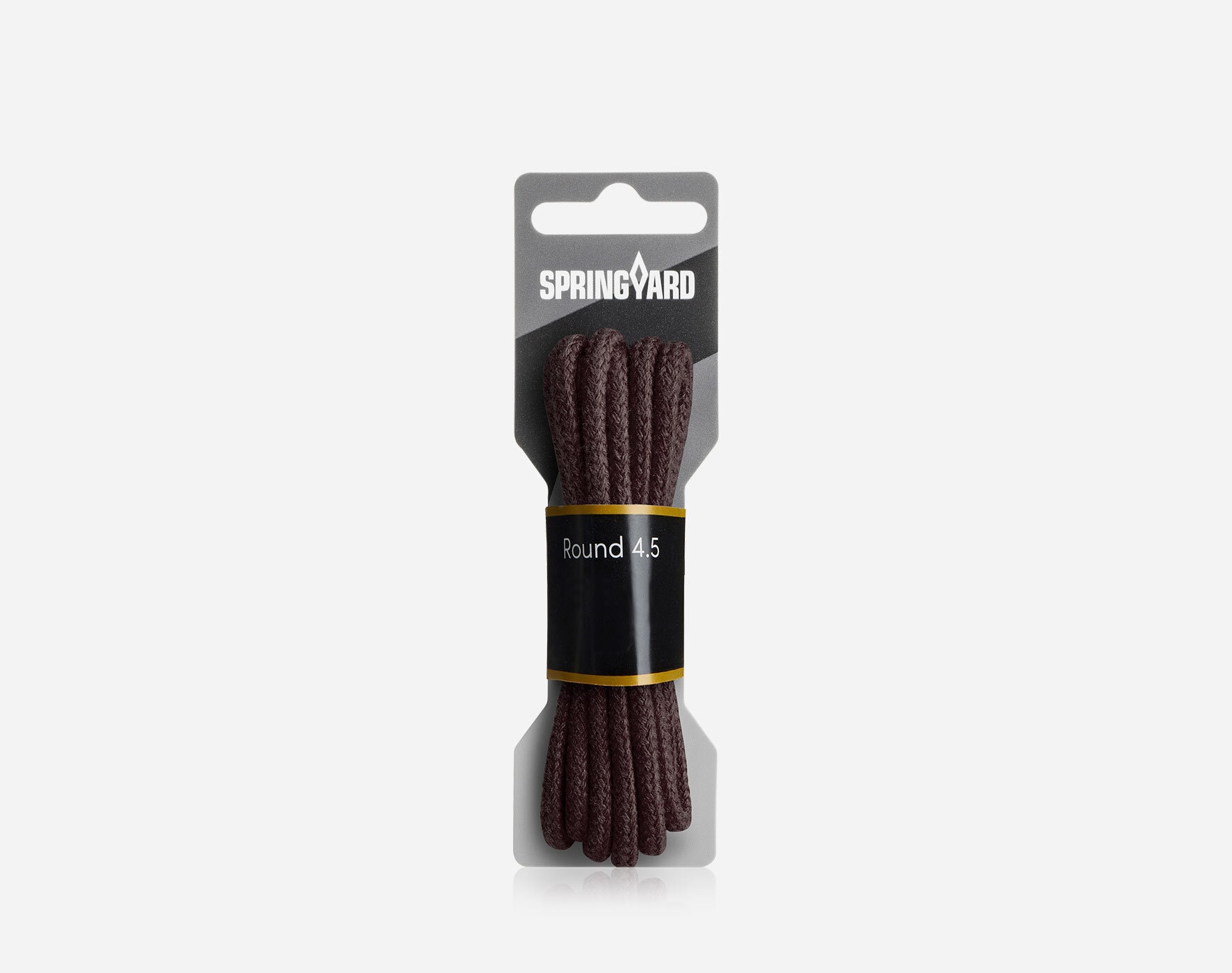 SPRINGYARD, Skosnören Mörkbrun 105cm Bruna