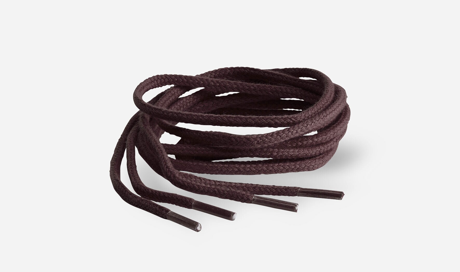 Skosnören Mörkbrun 120cm