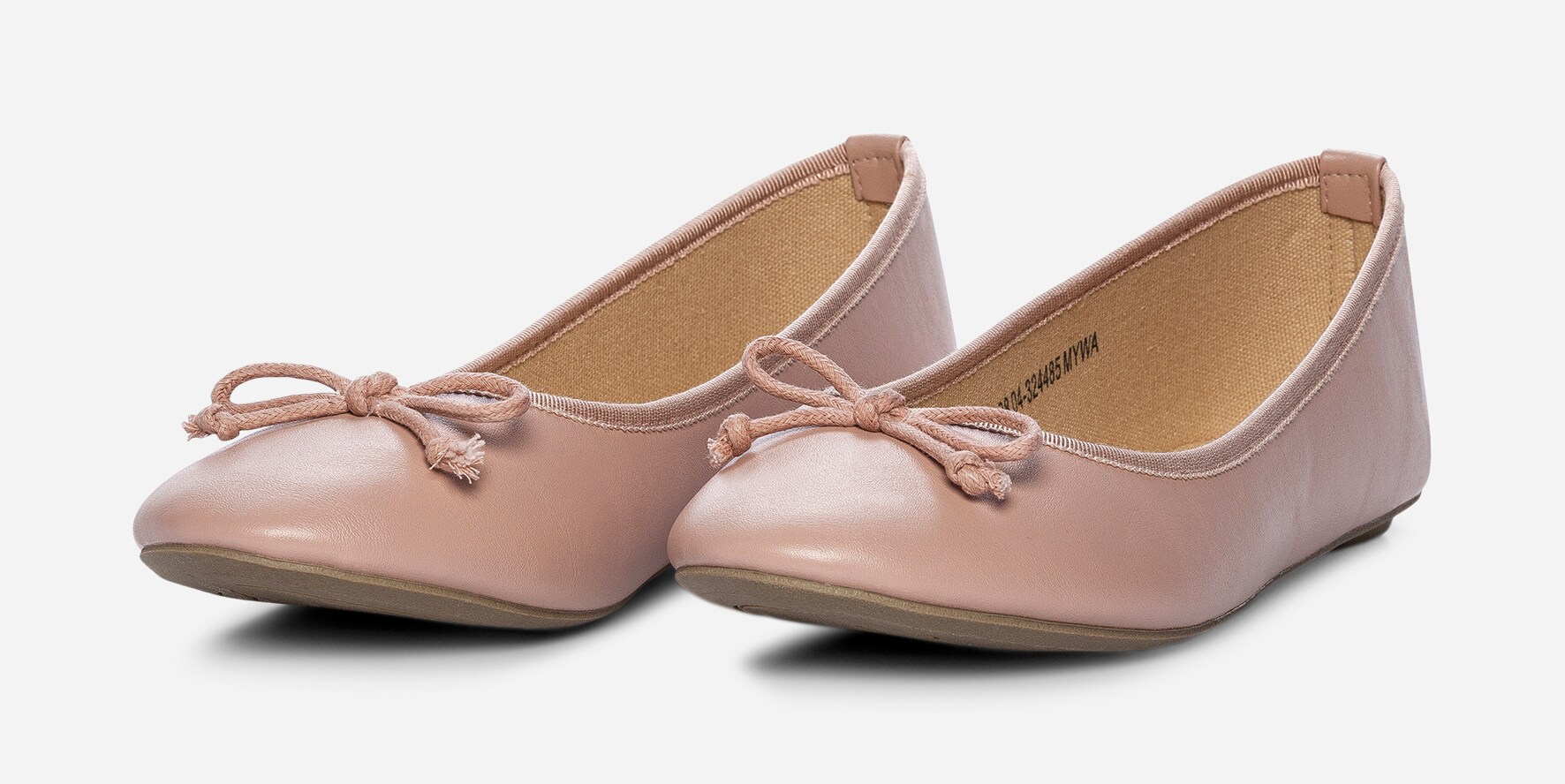 ALLEY, Ballerinaskor Rosa