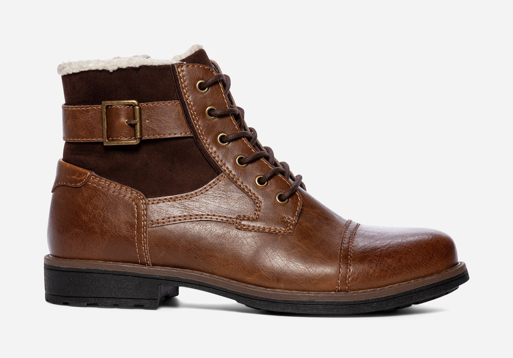 STEPSIDE, Varmfodrade kängor Bruna