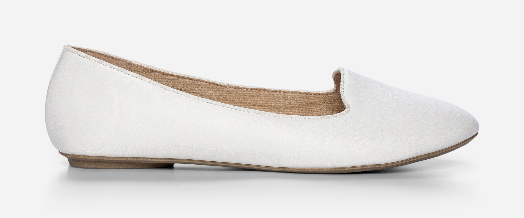 ALLEY, Ballerinaskor Vita