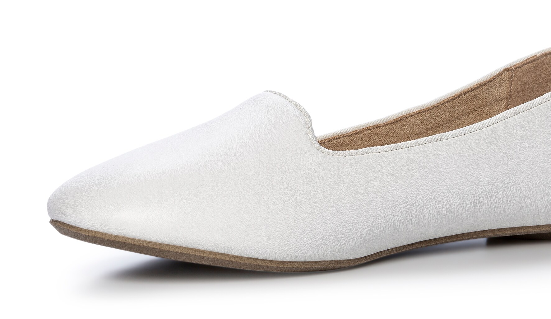 ALLEY, Ballerinaskor Vita