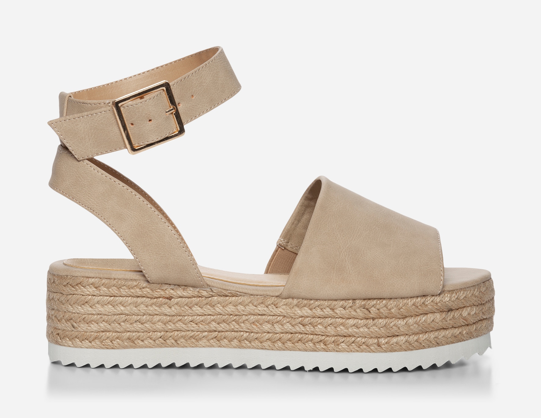 VOX, Sandaletter med platåsula Beigea