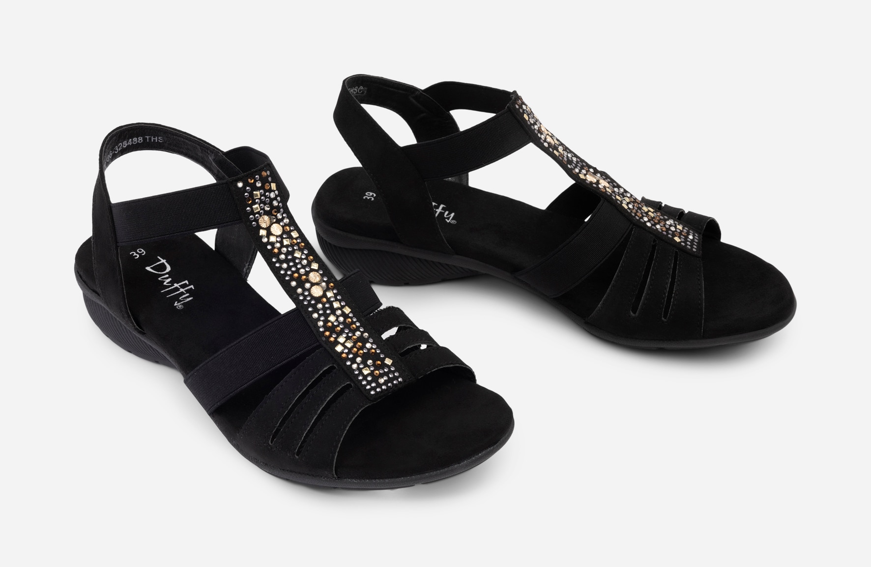 DUFFY, Sandaler Svarta