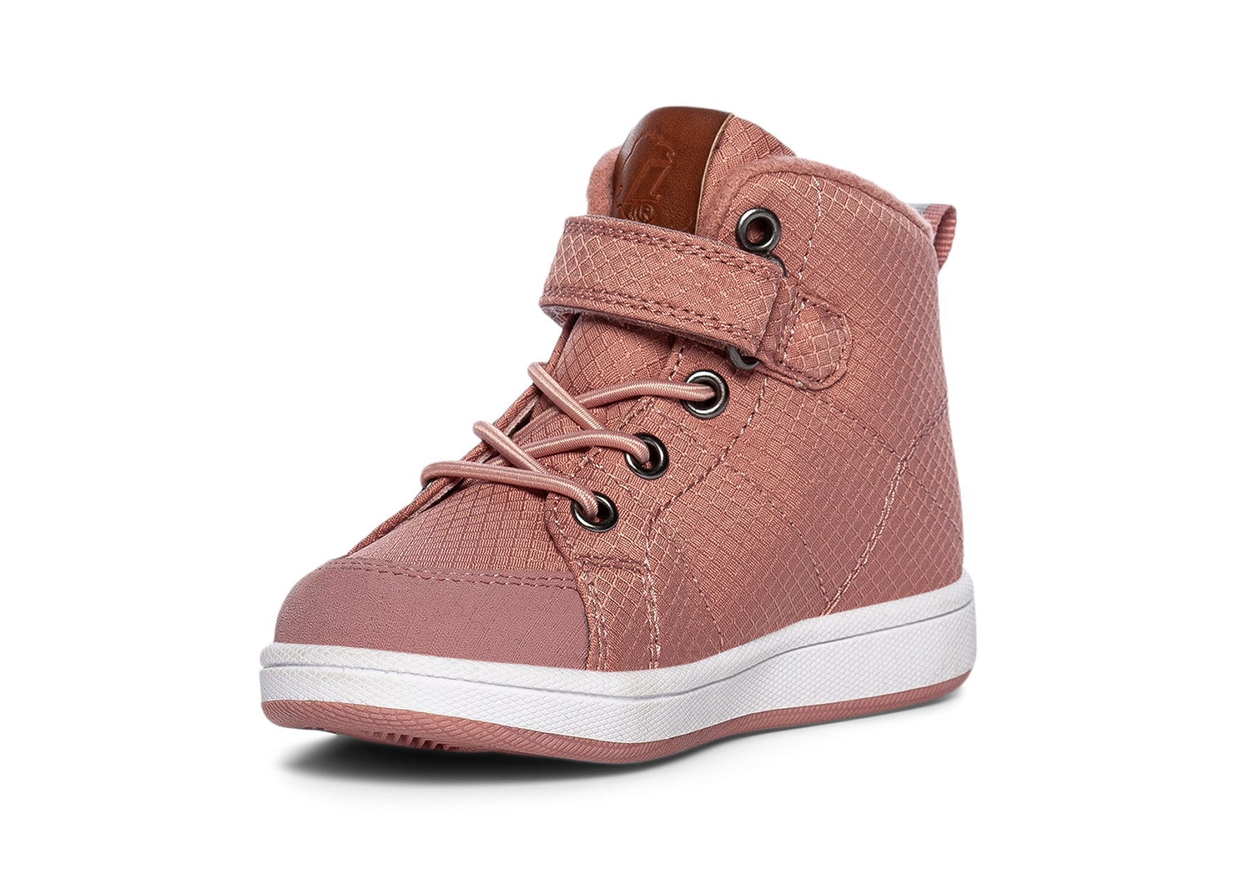 LEJON, Fleecefodrade höga sneakers waterproof Rosa