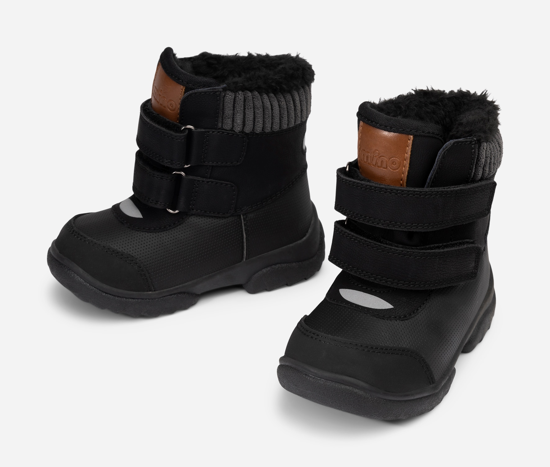 Mino, Varmfodrade kängor waterproof Svarta