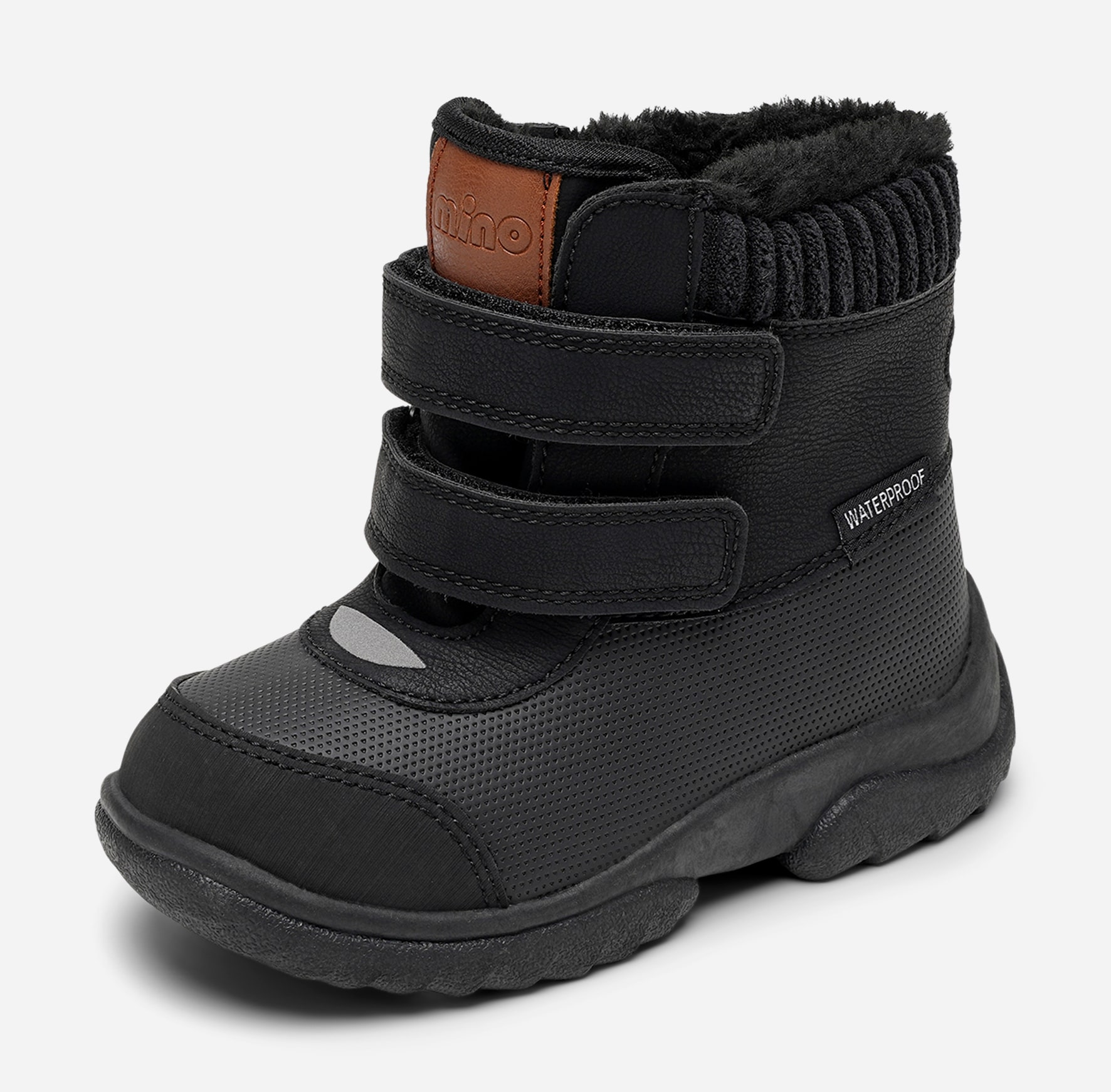 Mino, Varmfodrade kängor waterproof Svarta