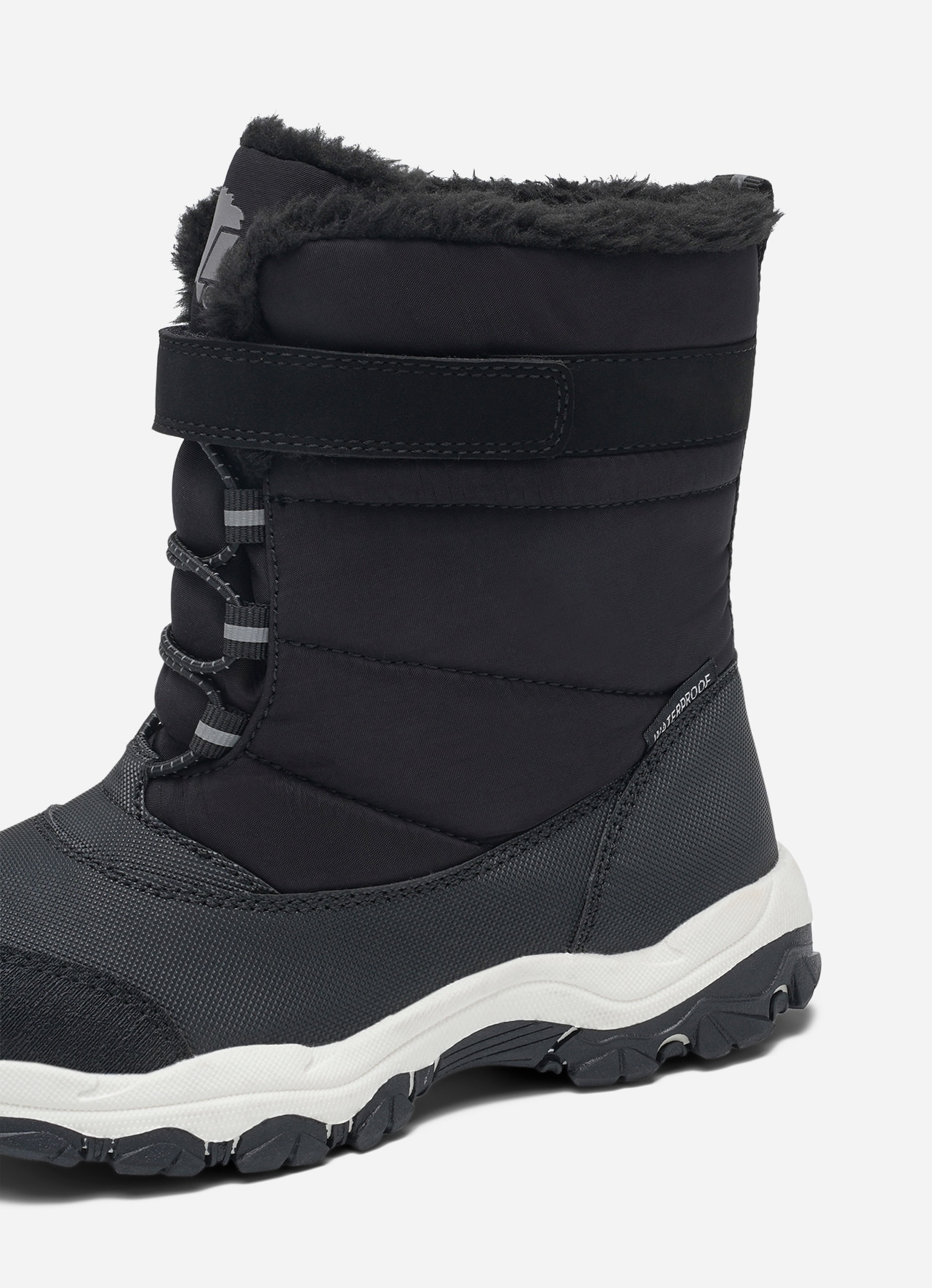 LEJON, Varmfodrade kängor waterproof Svarta