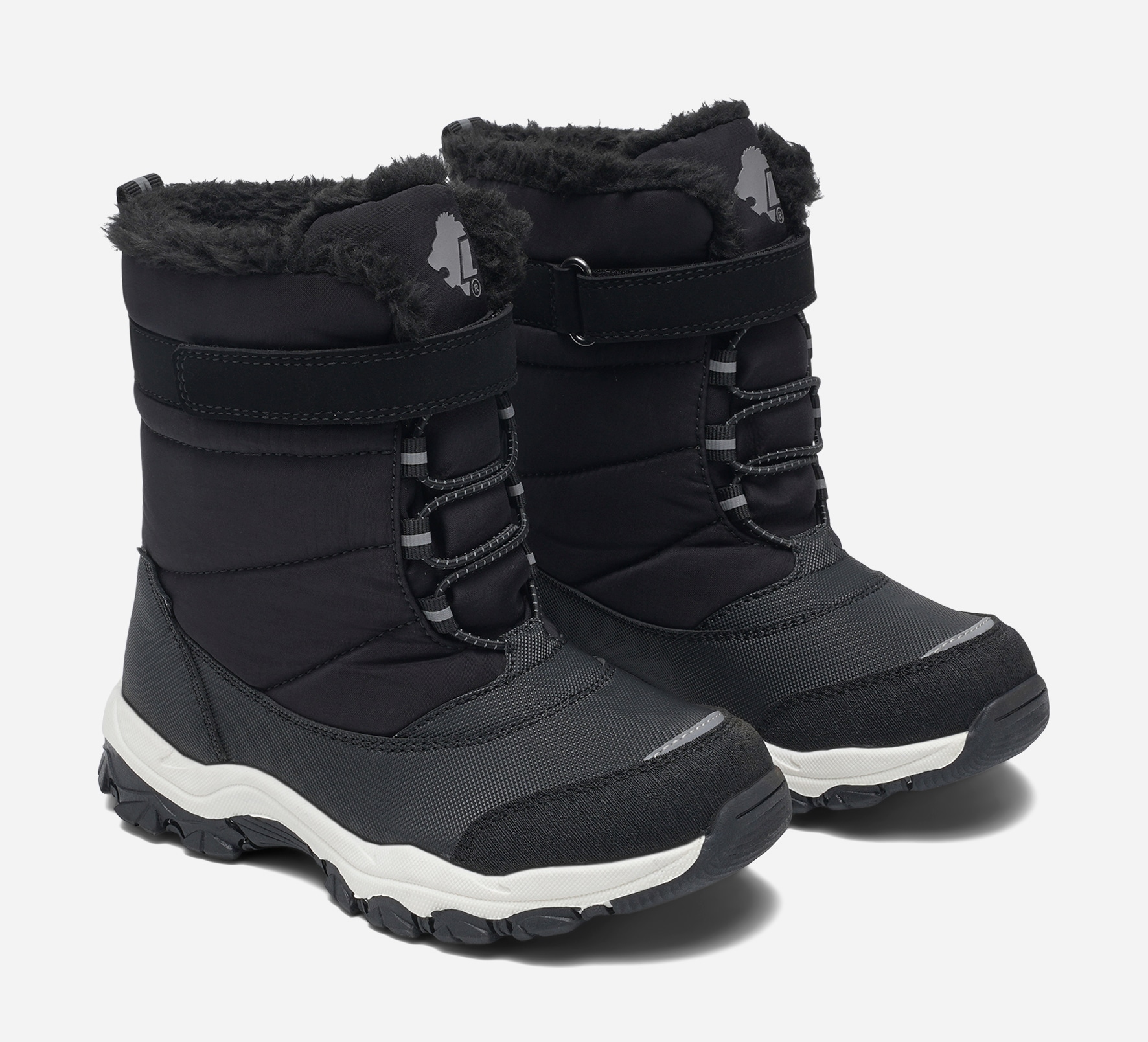 LEJON, Varmfodrade kängor waterproof Svarta