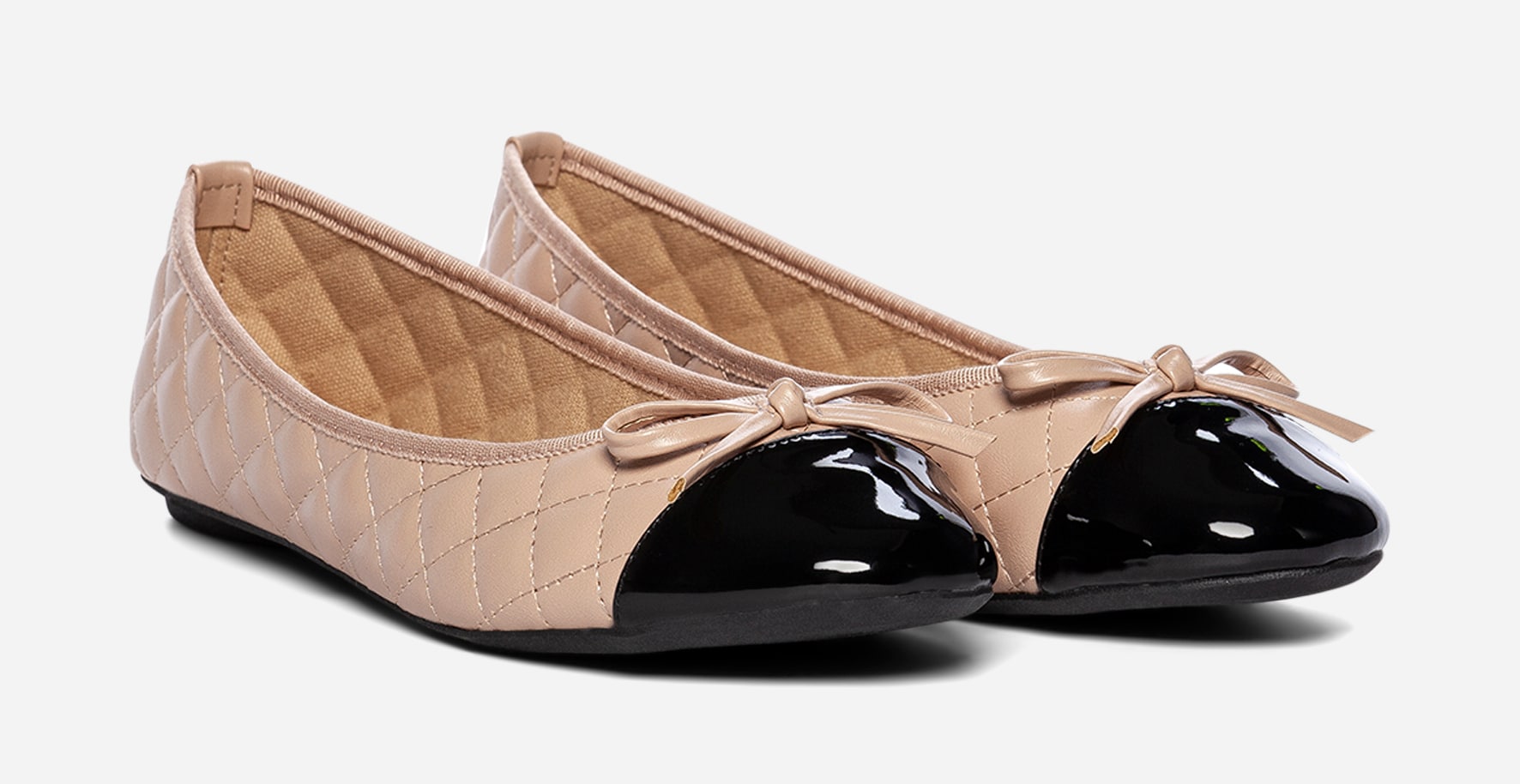 ALLEY, Ballerinaskor Beigea