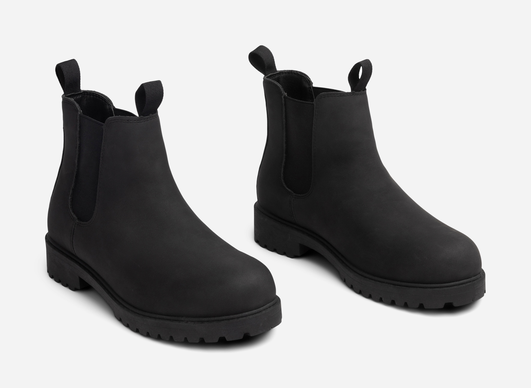 LEJON, Varmfodrade chelseaboots Svarta