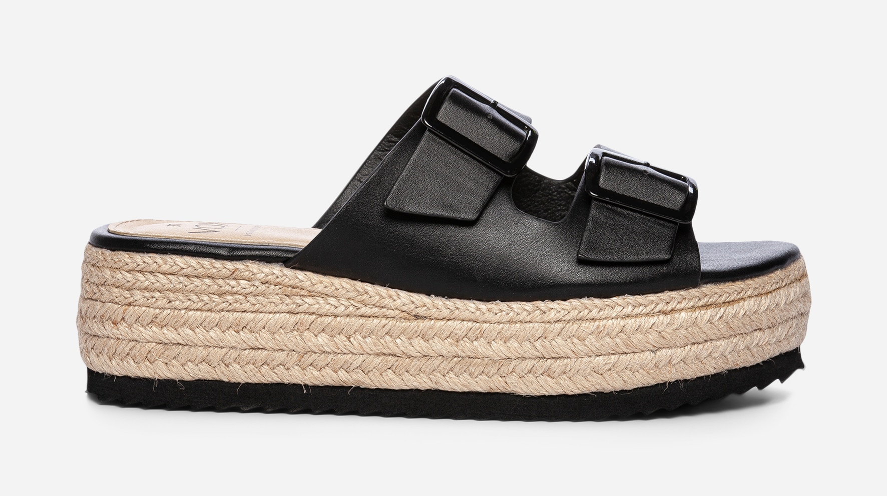 VOX, Sandaler med platåsula Svarta