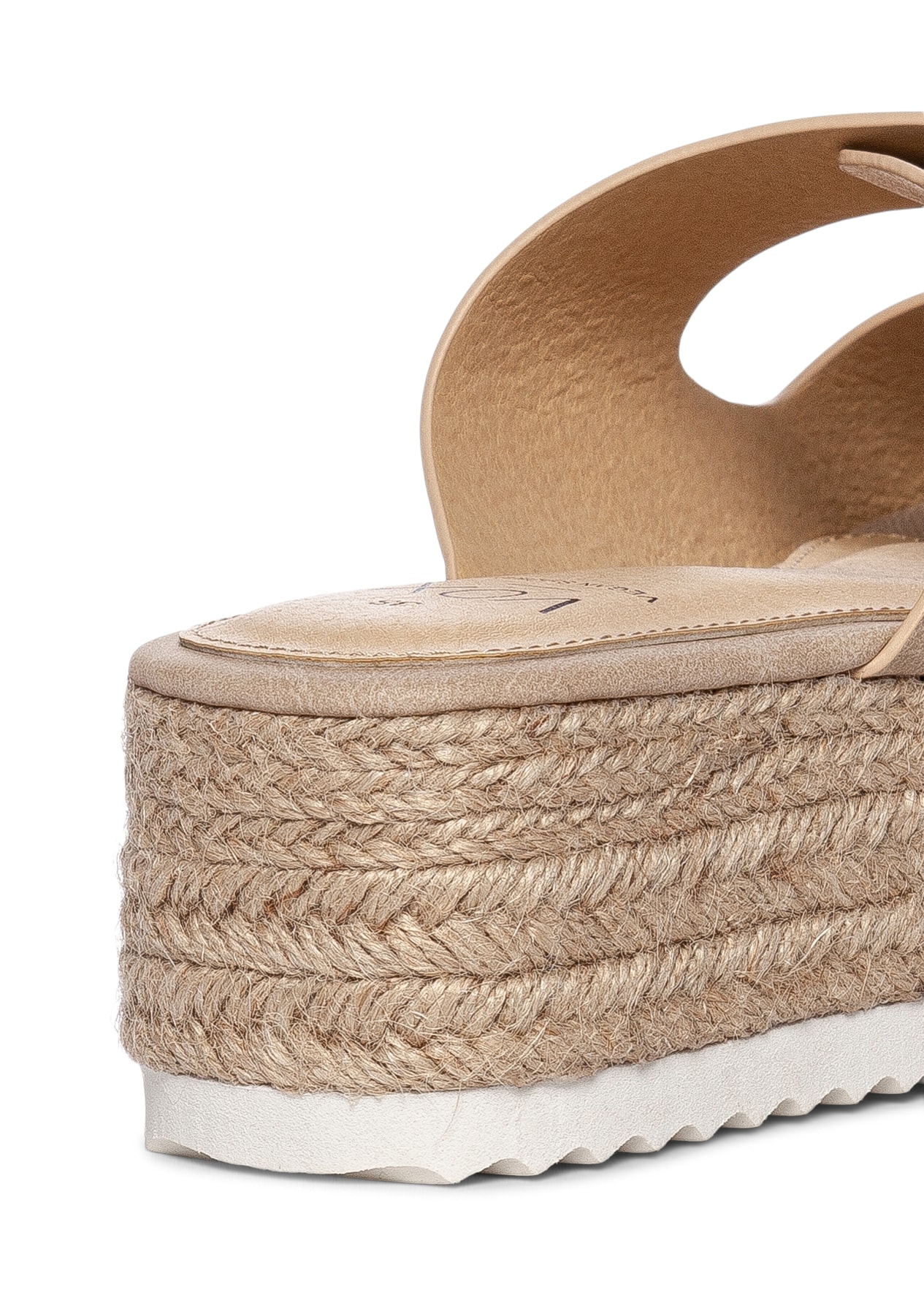 VOX, Sandaler med platåsula Beigea