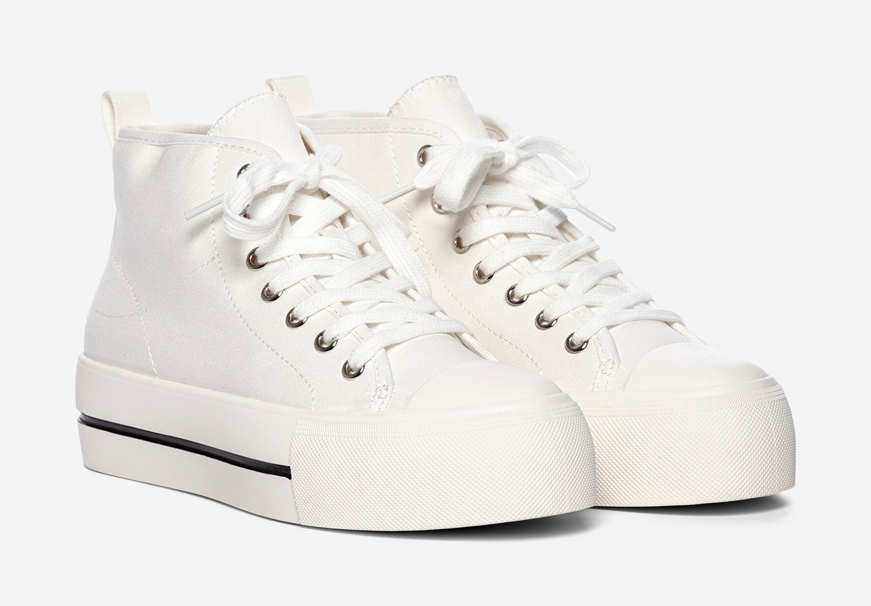 LEJON, Höga sneakers Vita