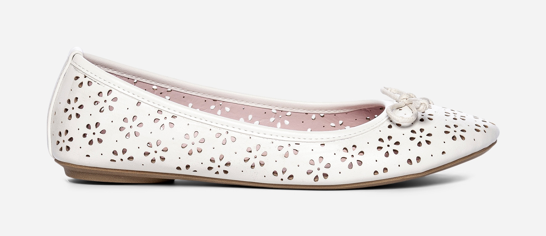 ZOEY, Ballerinaskor Vita