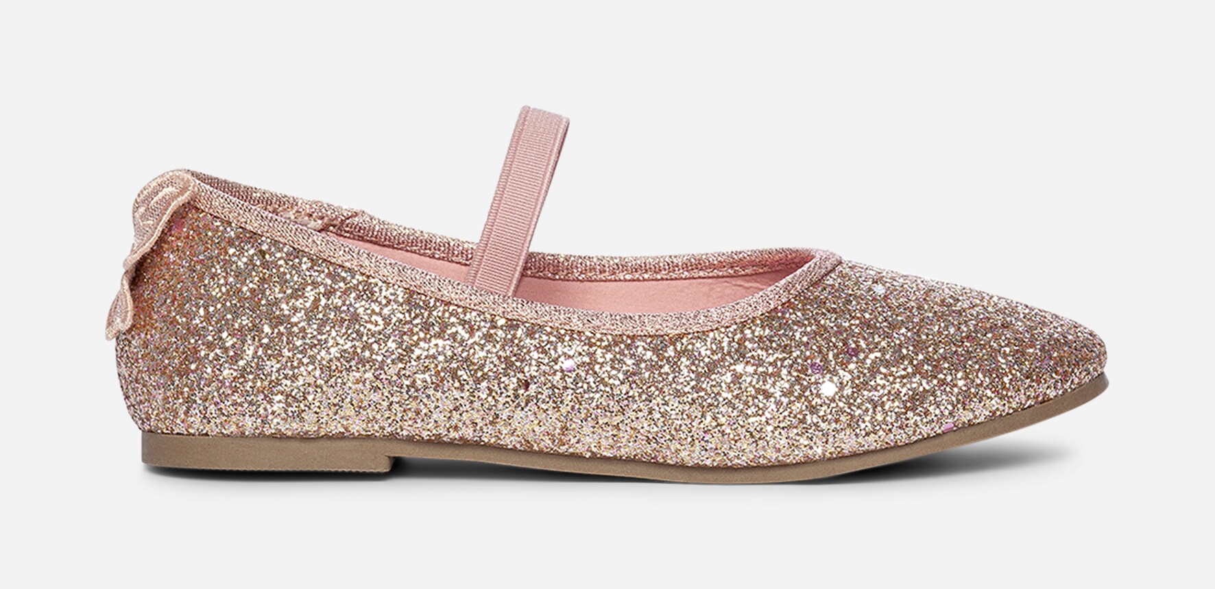 ZOEY, Ballerinaskor Metallfärgade