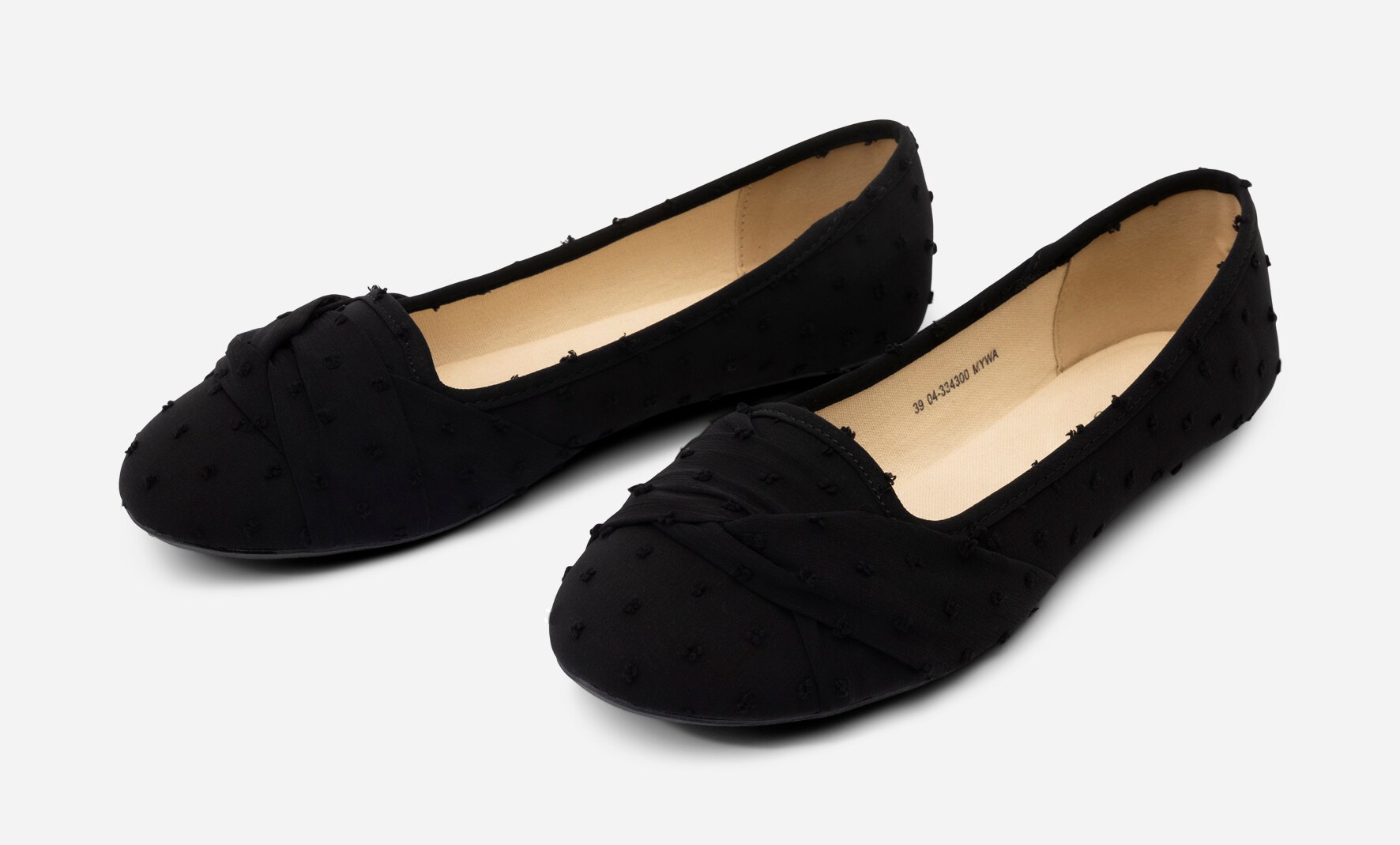 ALLEY, Ballerinaskor Svarta