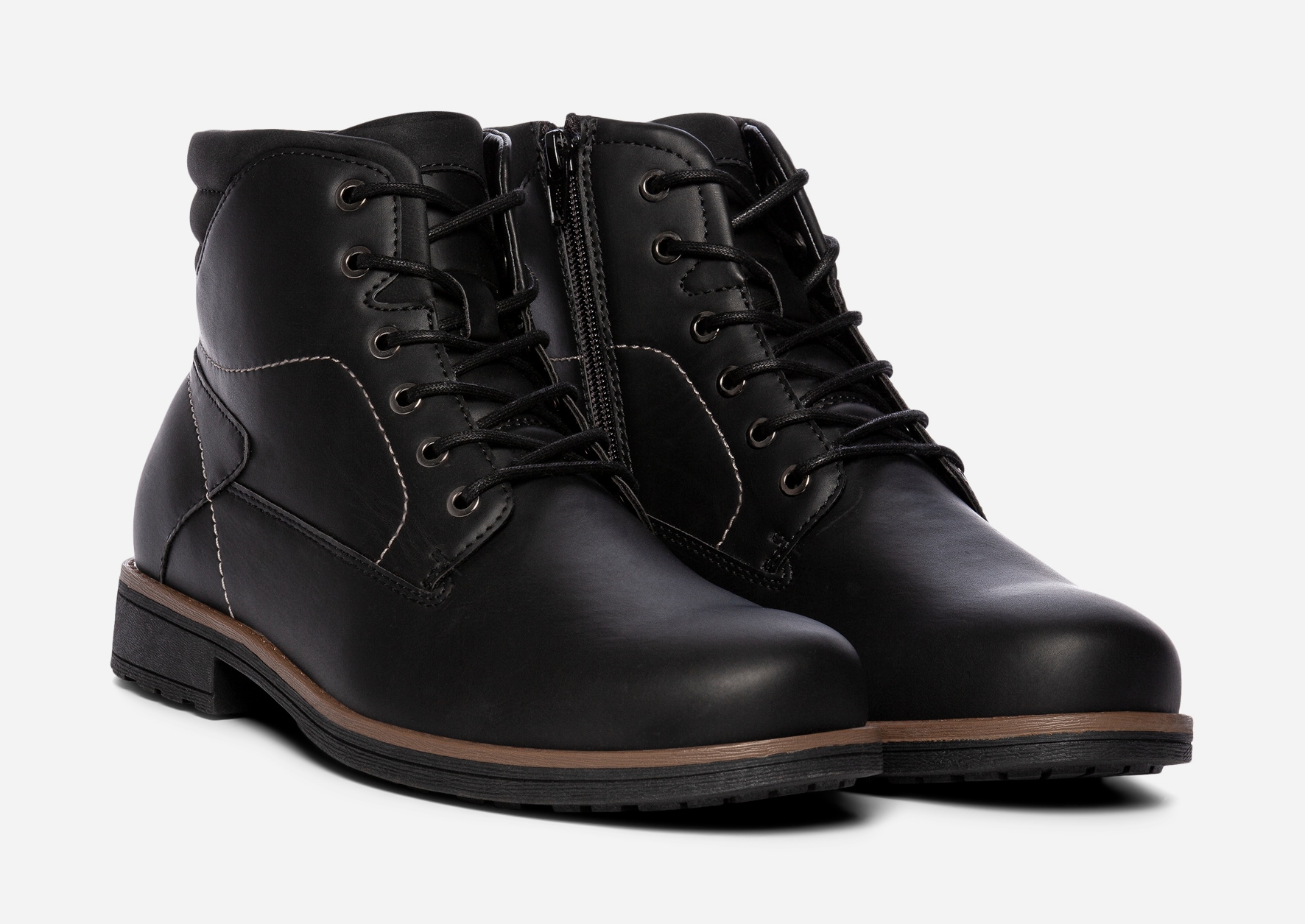 STEPSIDE, Varmfodrade kängor Svarta