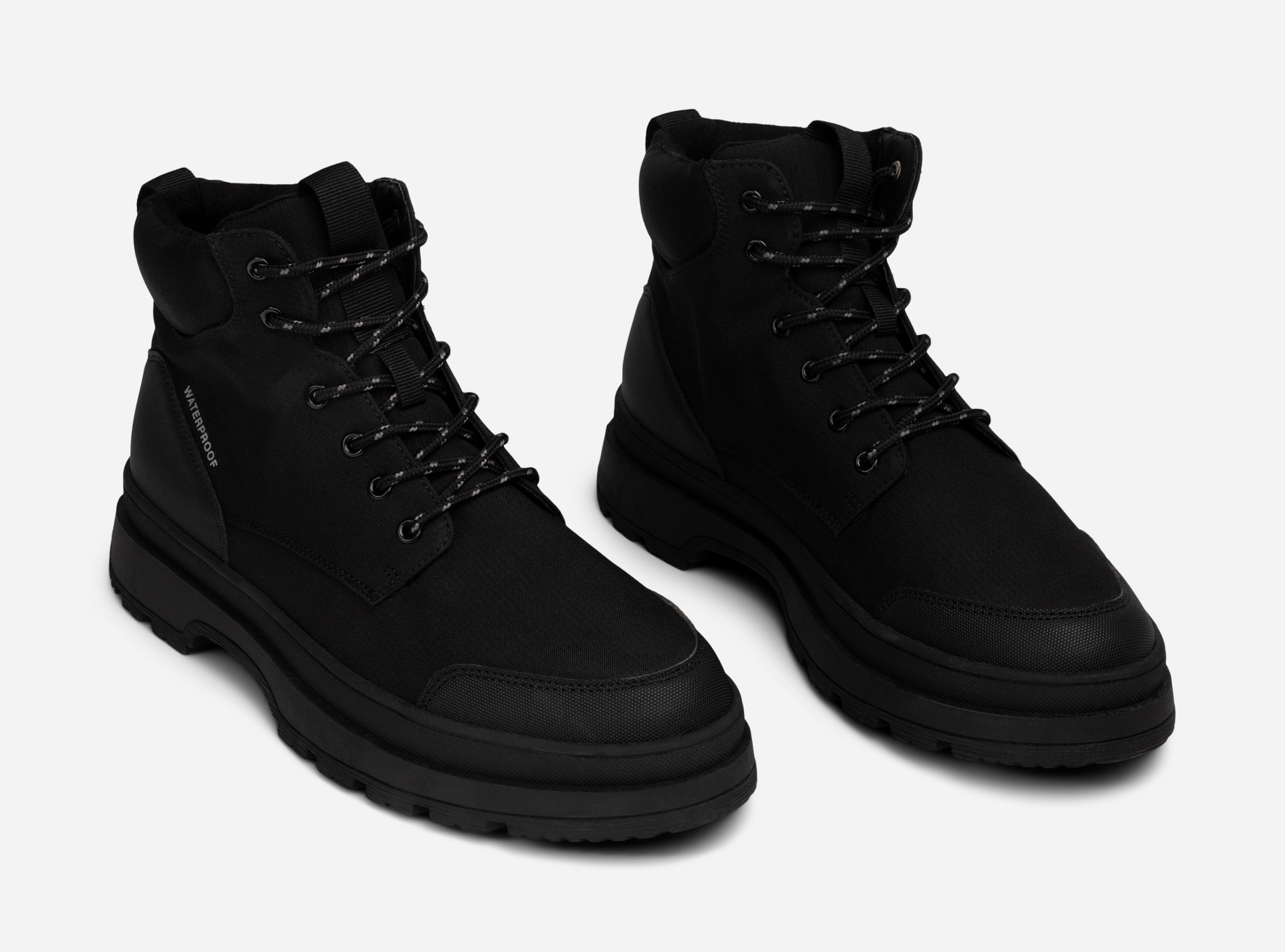 STEPSIDE, Kängor waterproof Svarta