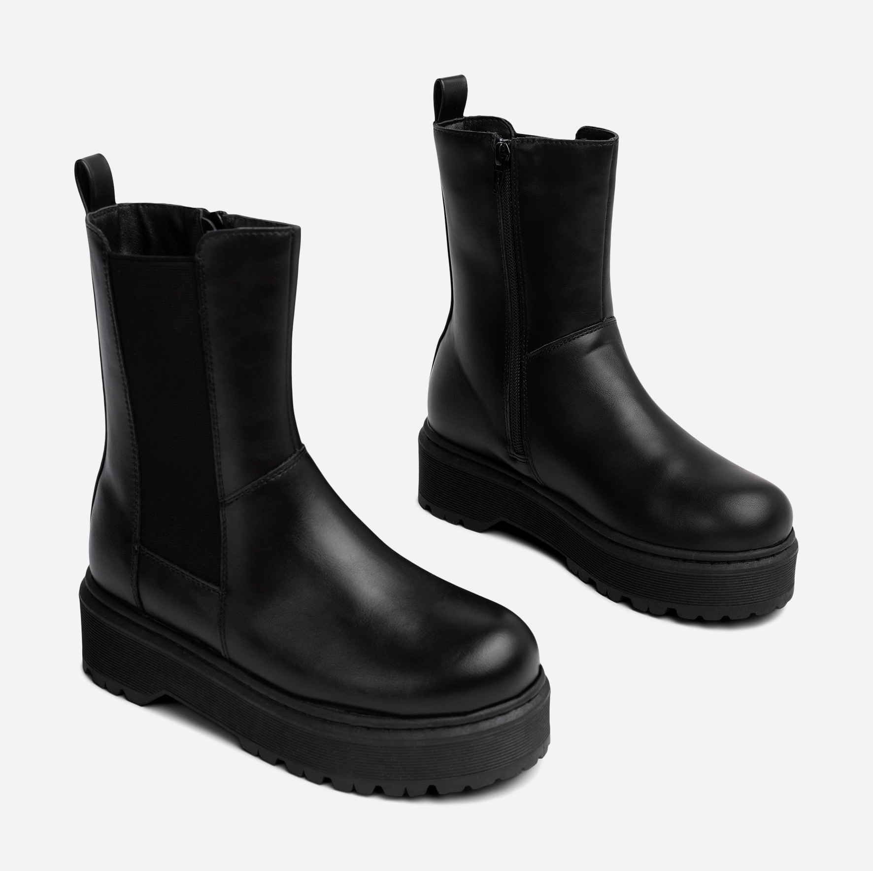 ZOEY, Varmfodrade chelseaboots Svarta
