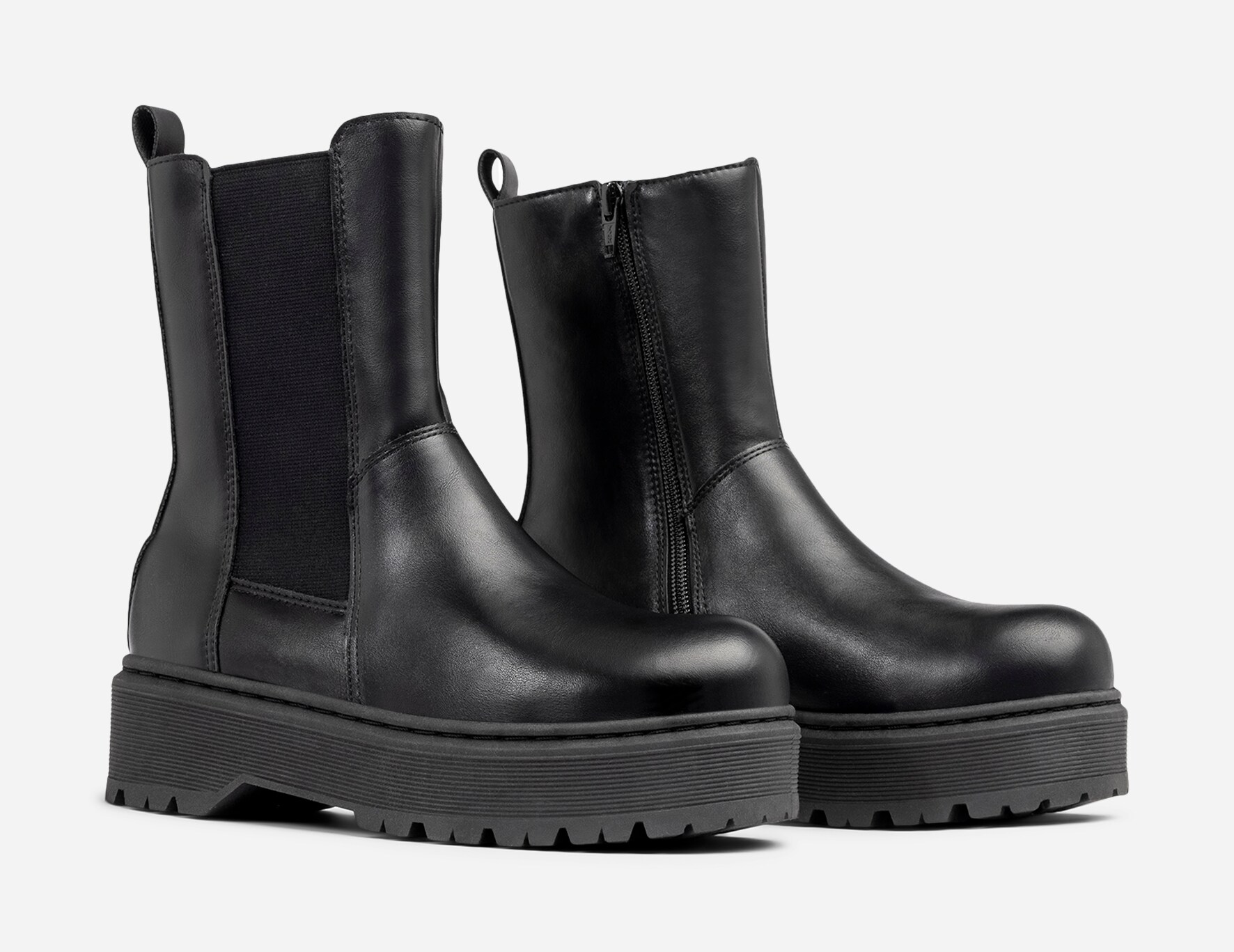 ZOEY, Varmfodrade chelseaboots Svarta