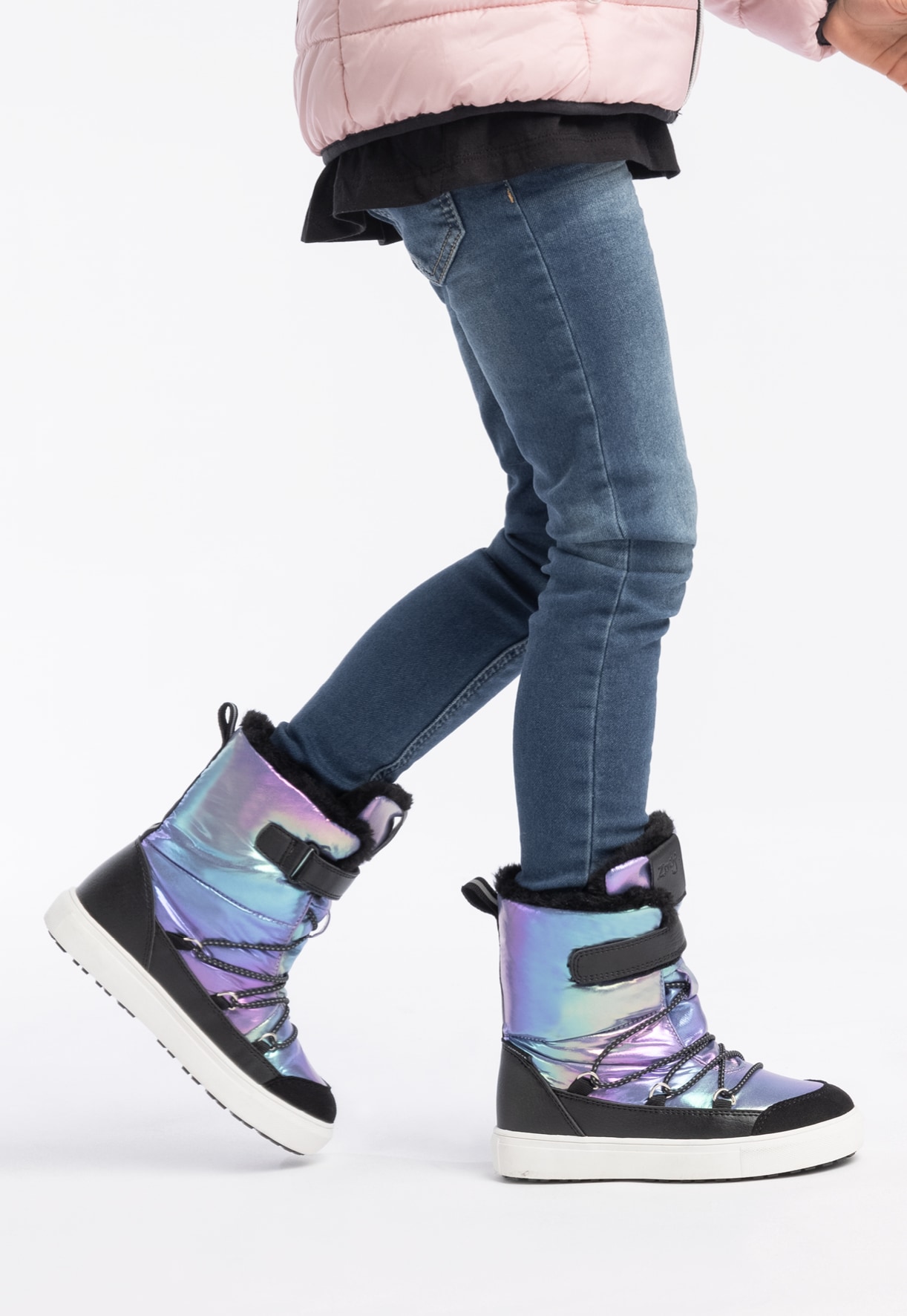 ZOEY, Varmfodrade kängor waterproof Lila