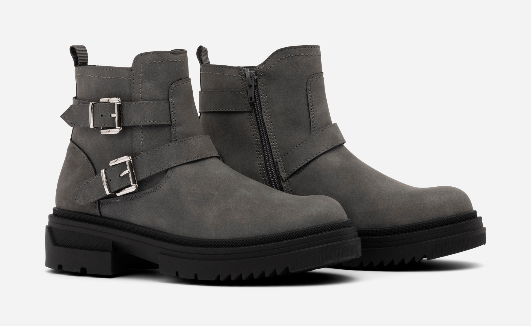 ALLEY, Varmfodrade boots Gråa