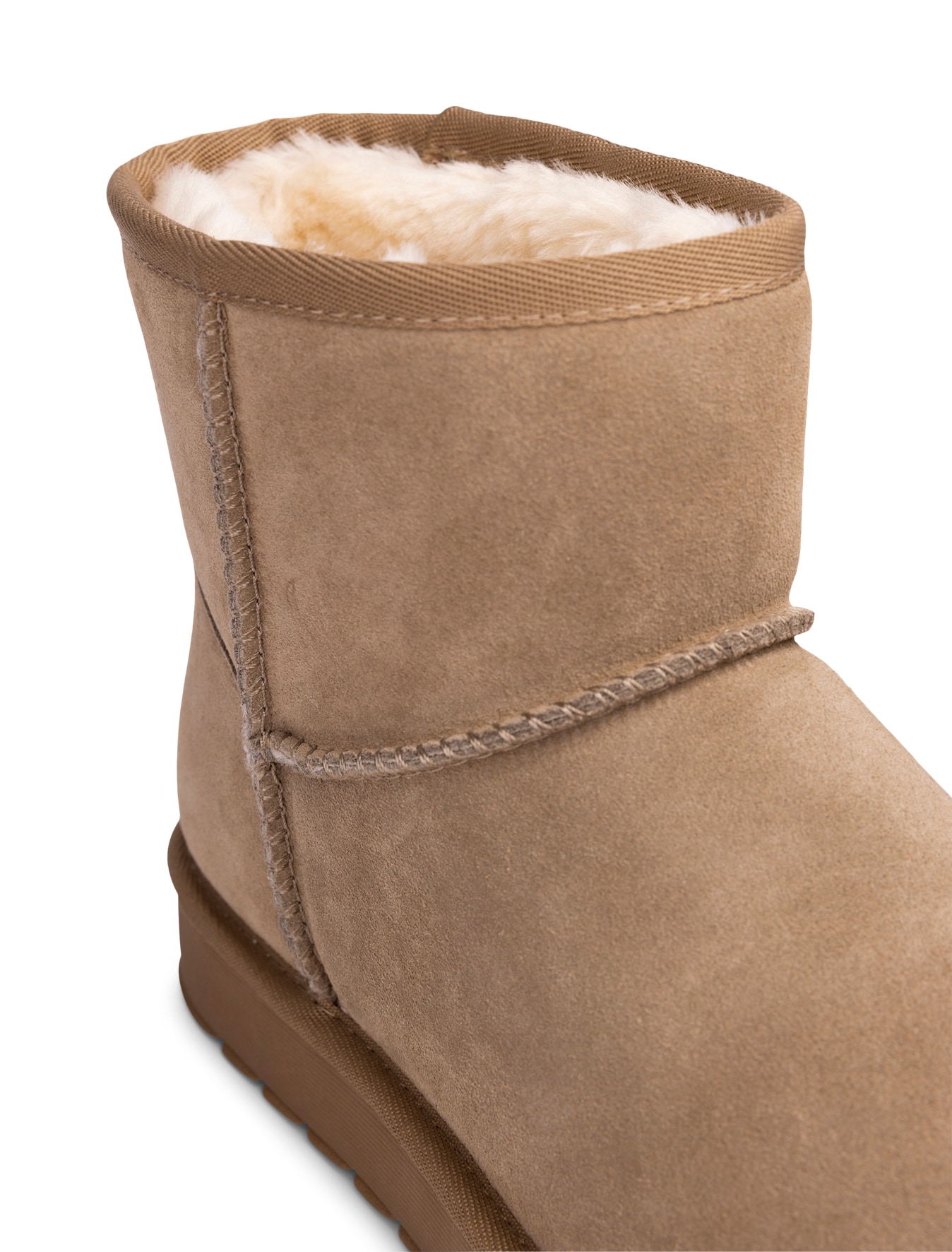 CLOU, Varmfodrade boots Beigea