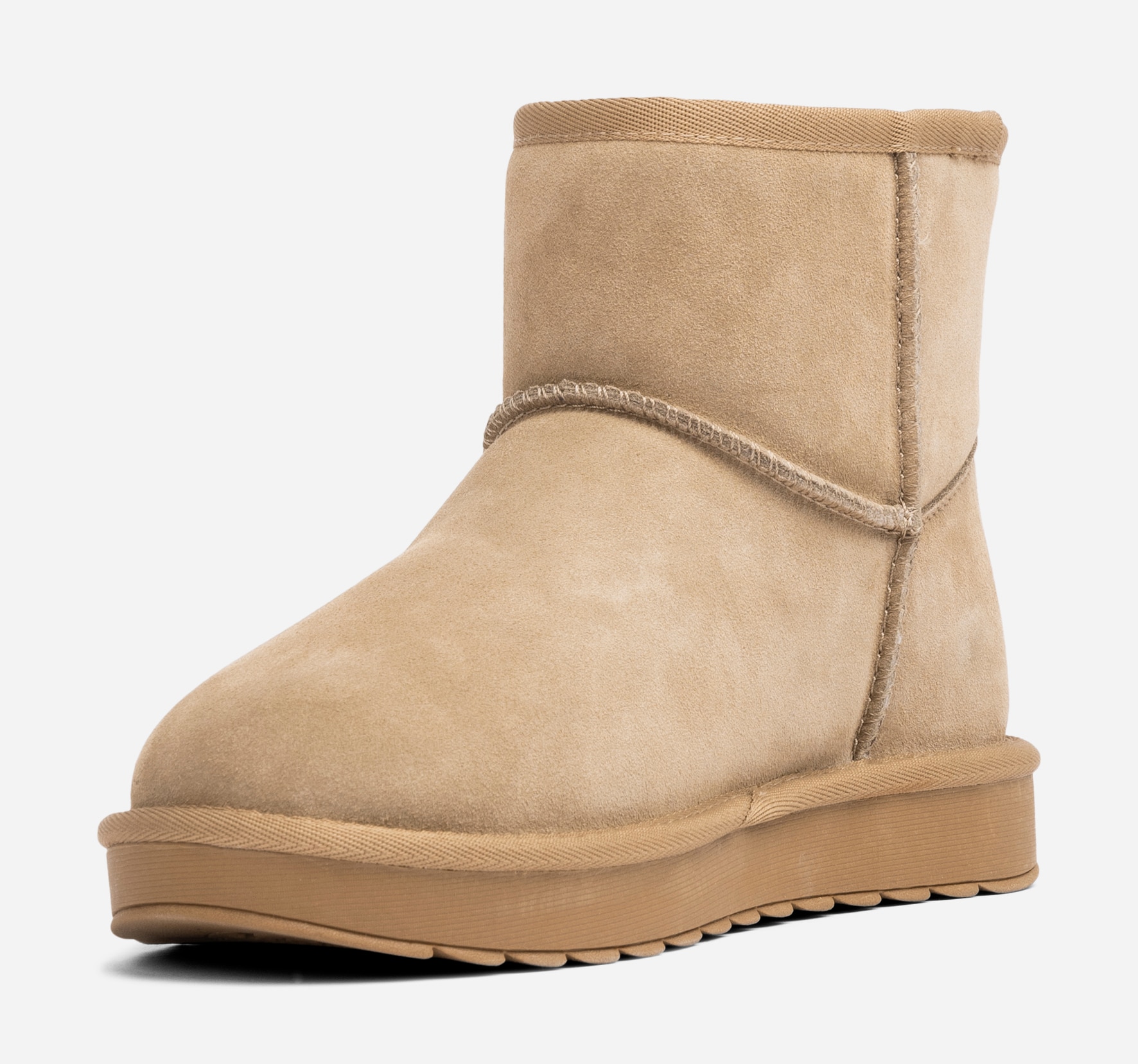 CLOU, Varmfodrade boots Beigea