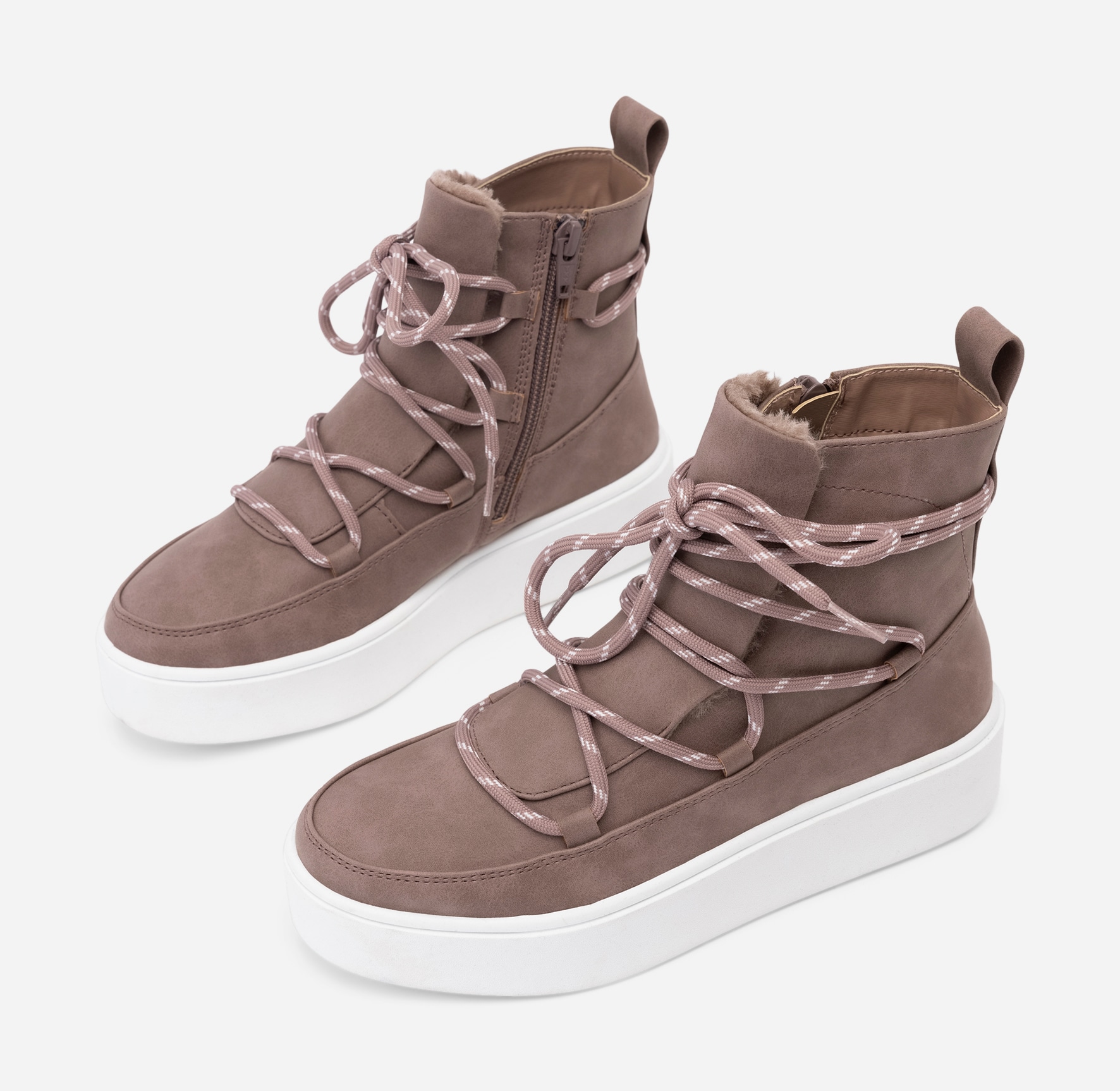 ZOEY, Varmfodrade kängor Lila