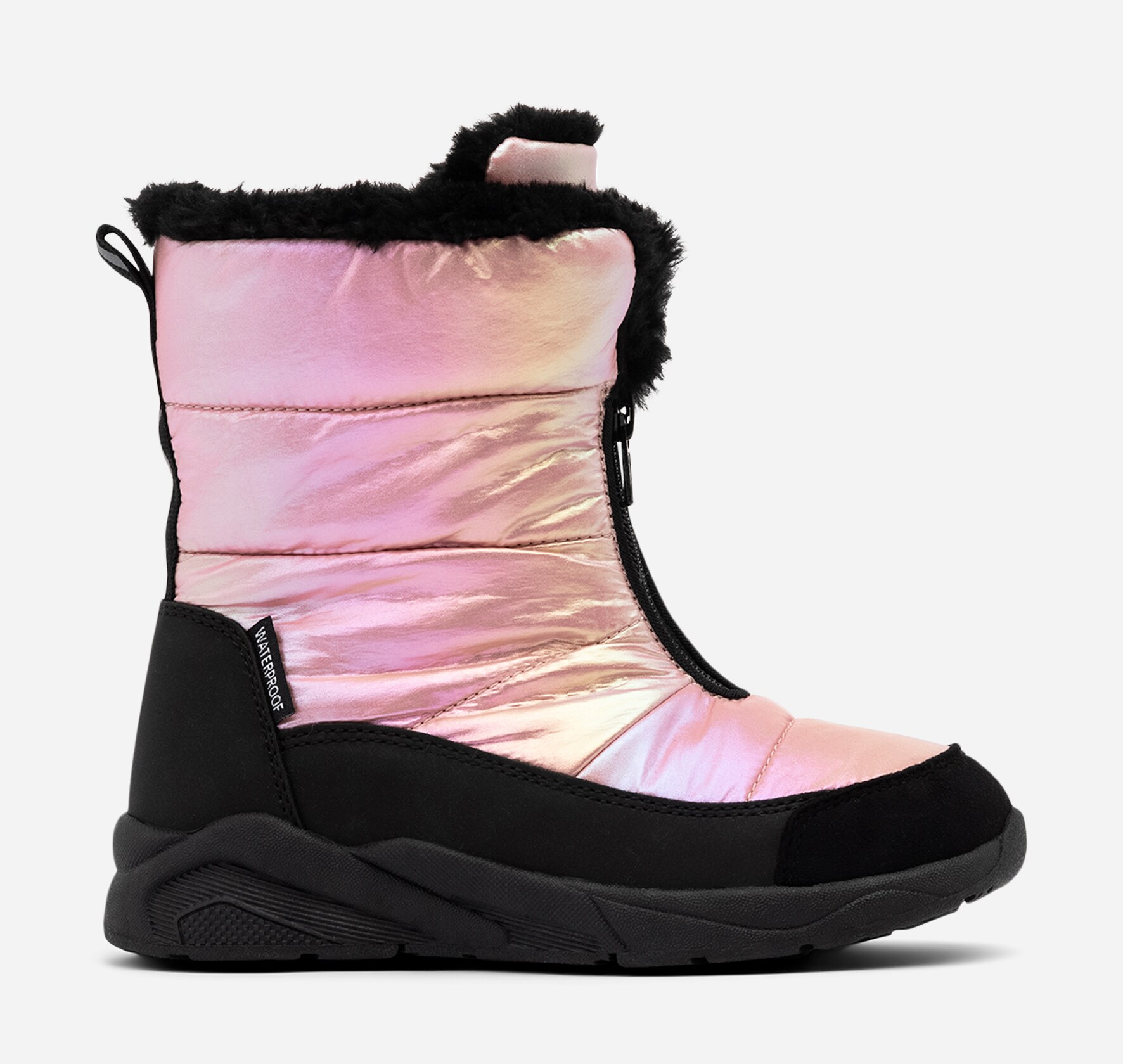 ZOEY, Varmfodrade kängor waterproof Rosa