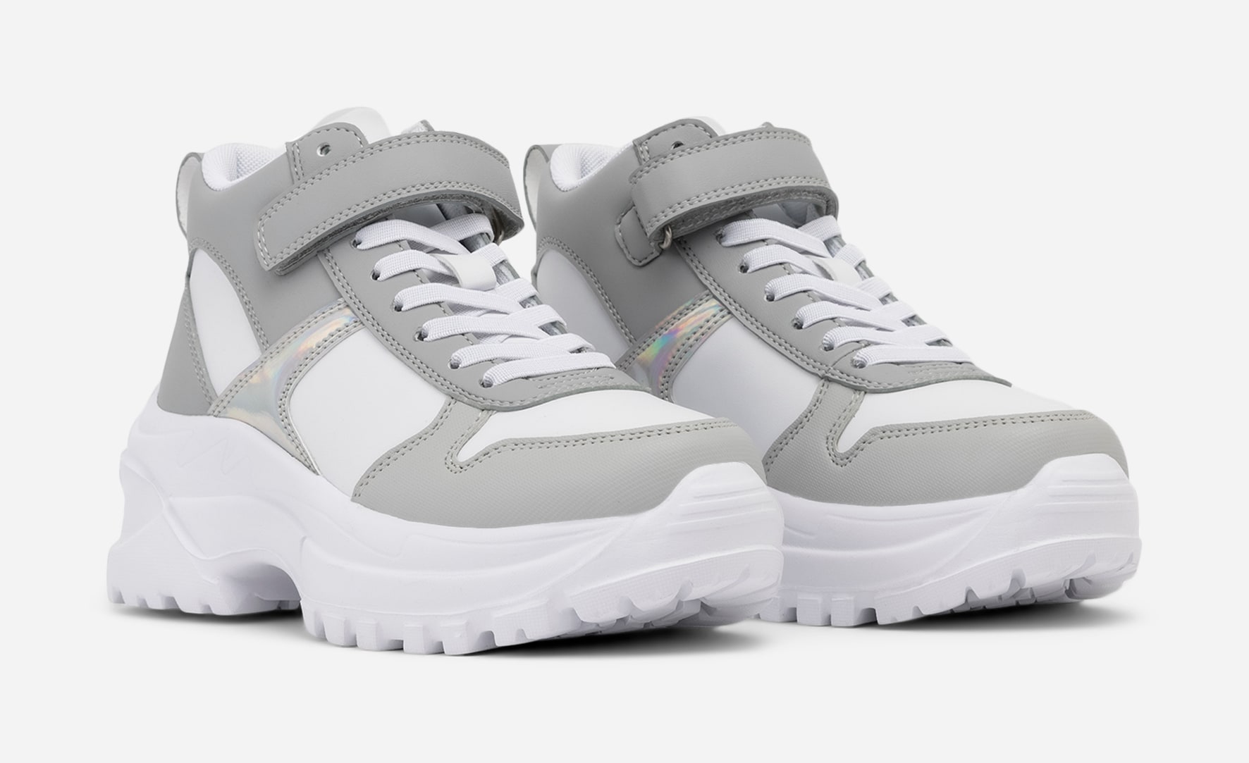 ZOEY, Höga sneakers Gråa