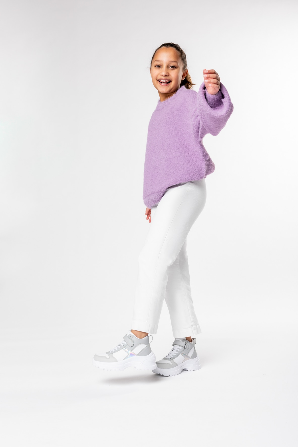 ZOEY, Höga sneakers Gråa