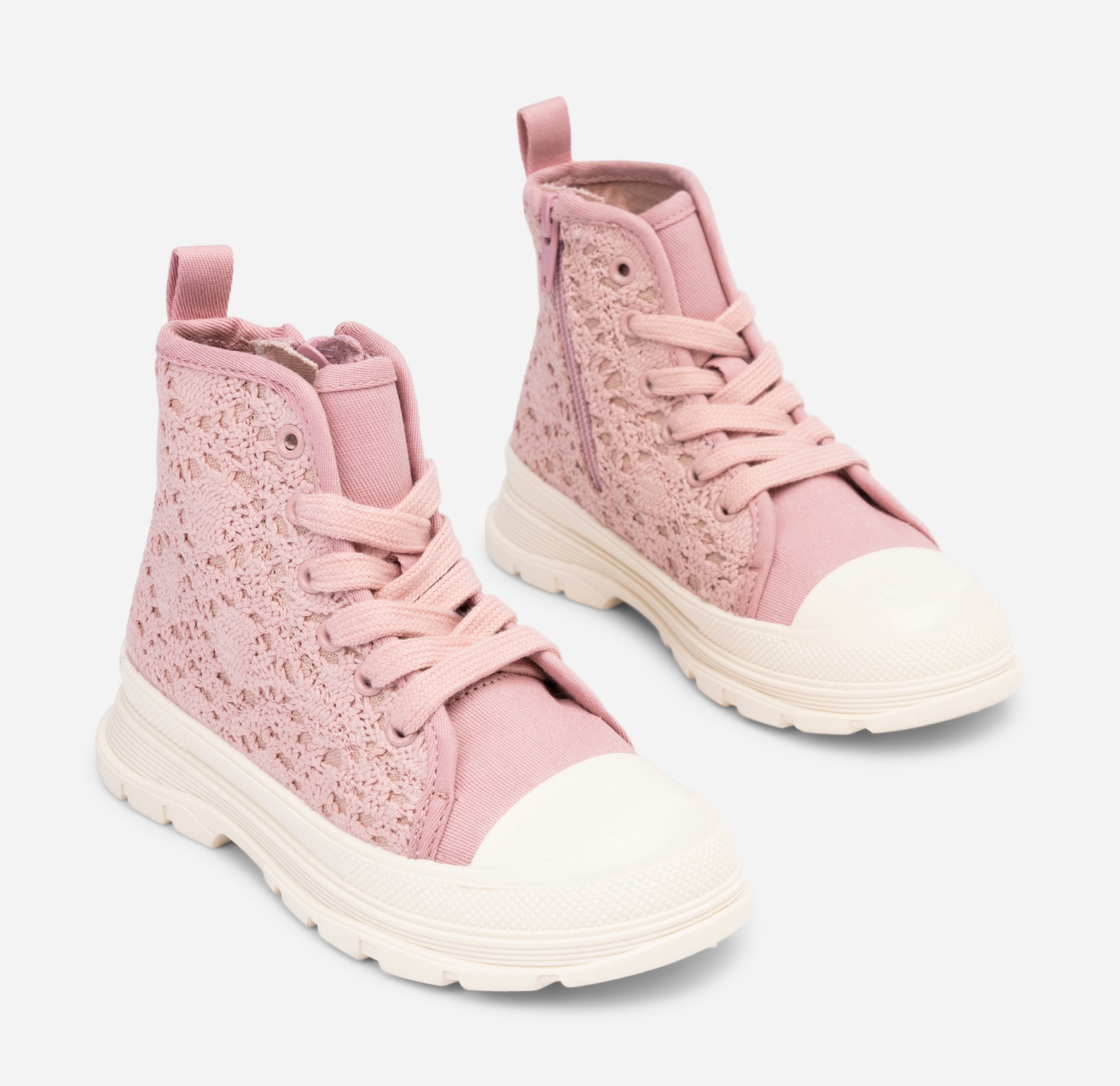 LEJON, Textilkängor Rosa