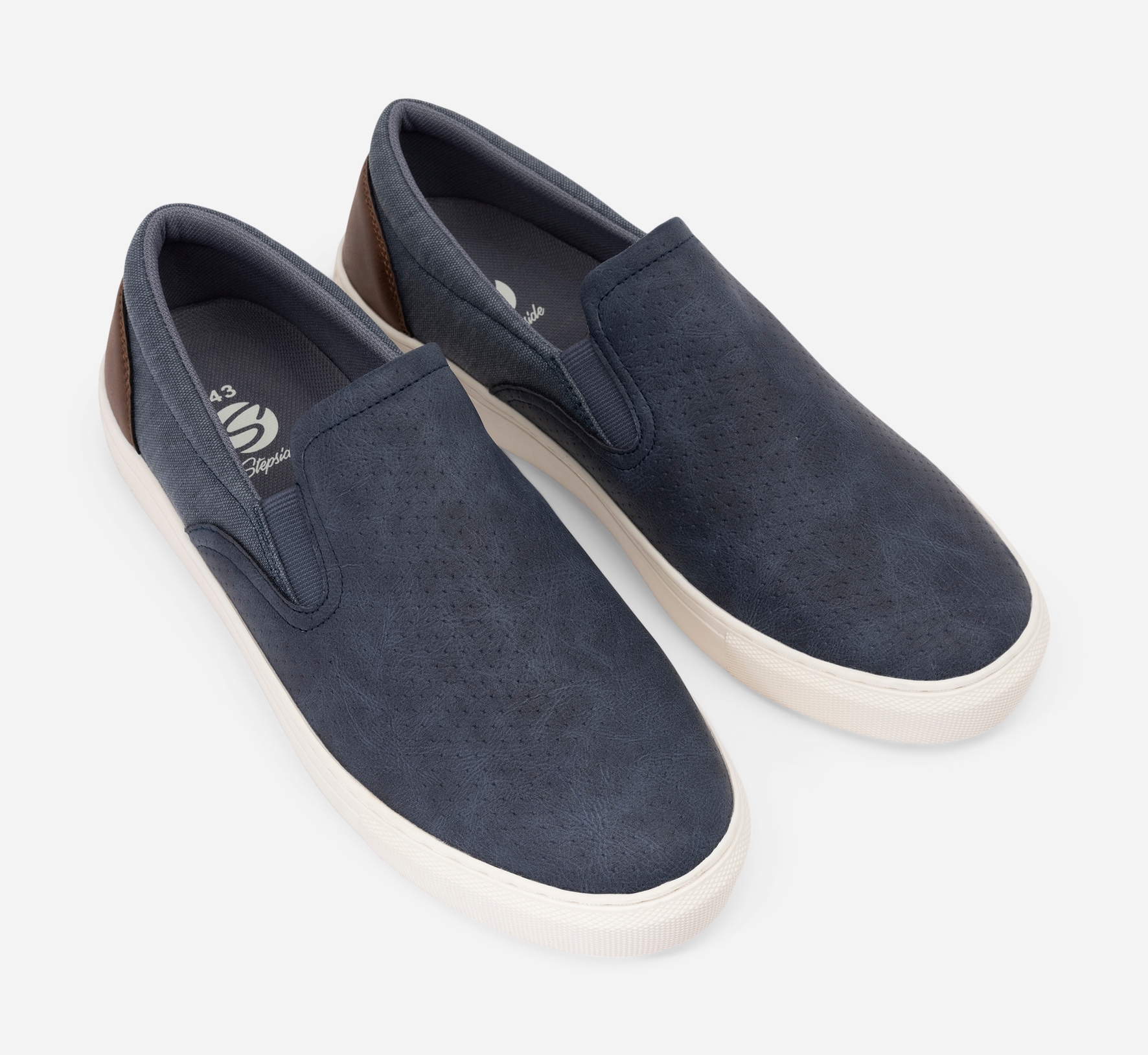 STEPSIDE, Slip-on sneakers Blåa