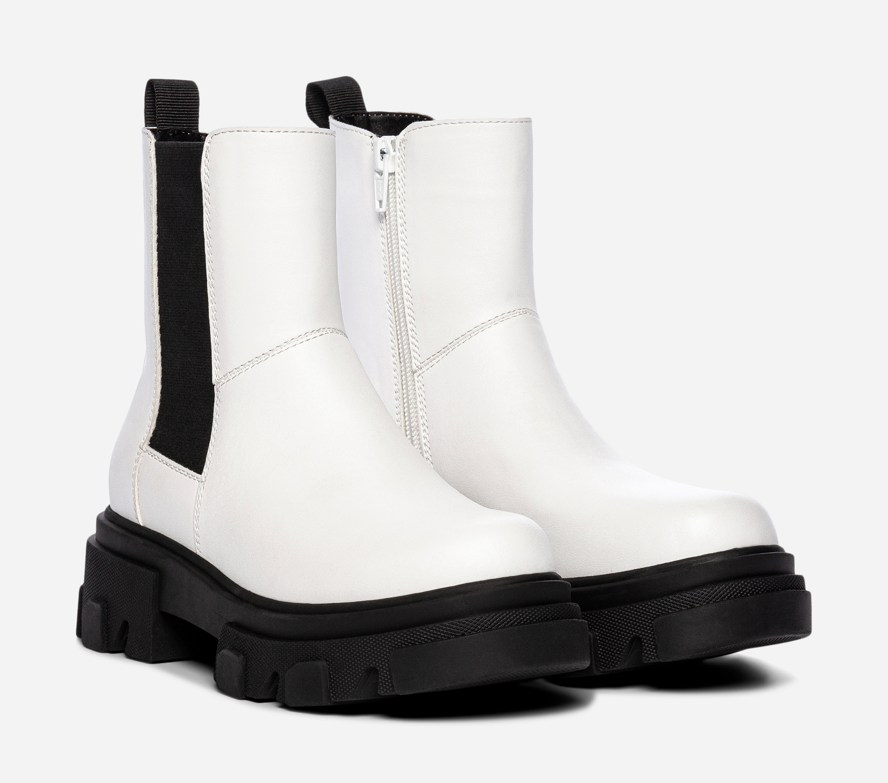 ZOEY, Varmfodrade kängor Vita