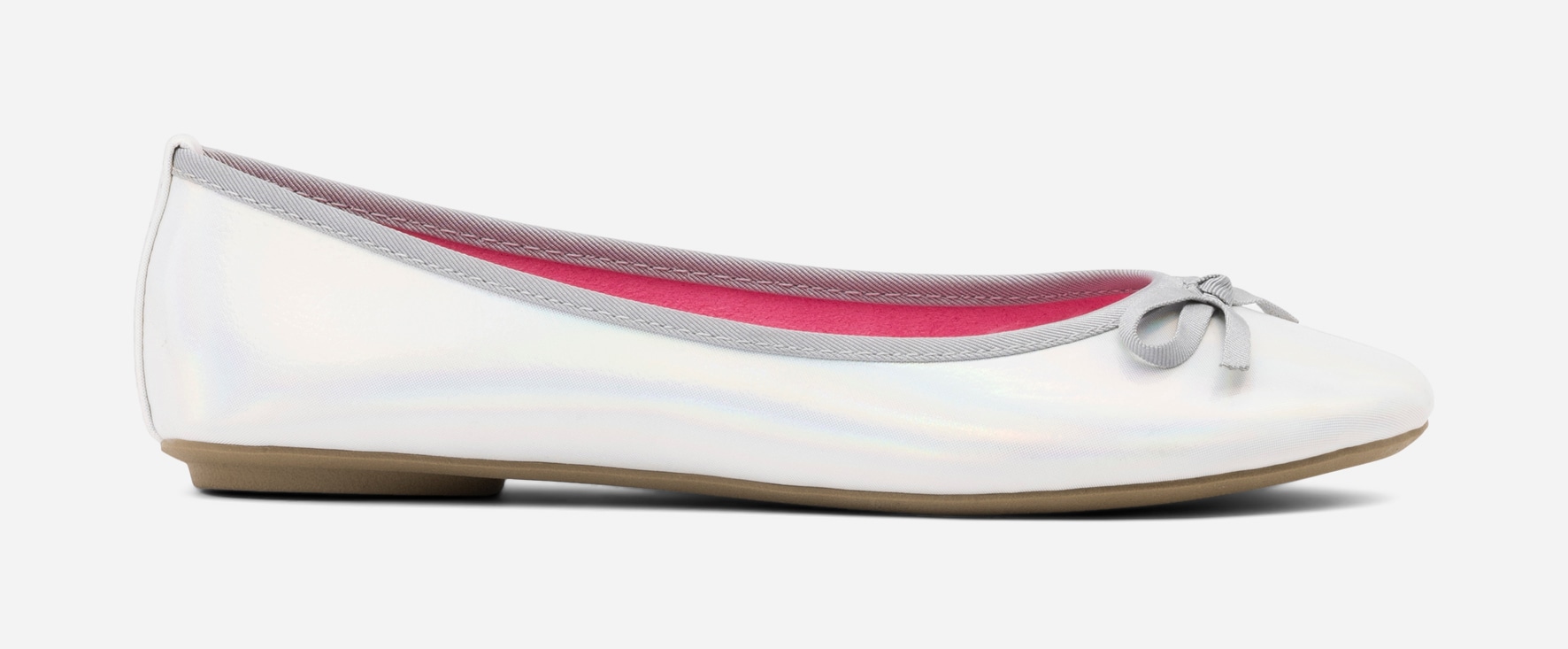 ZOEY, Ballerinaskor Metallfärgade