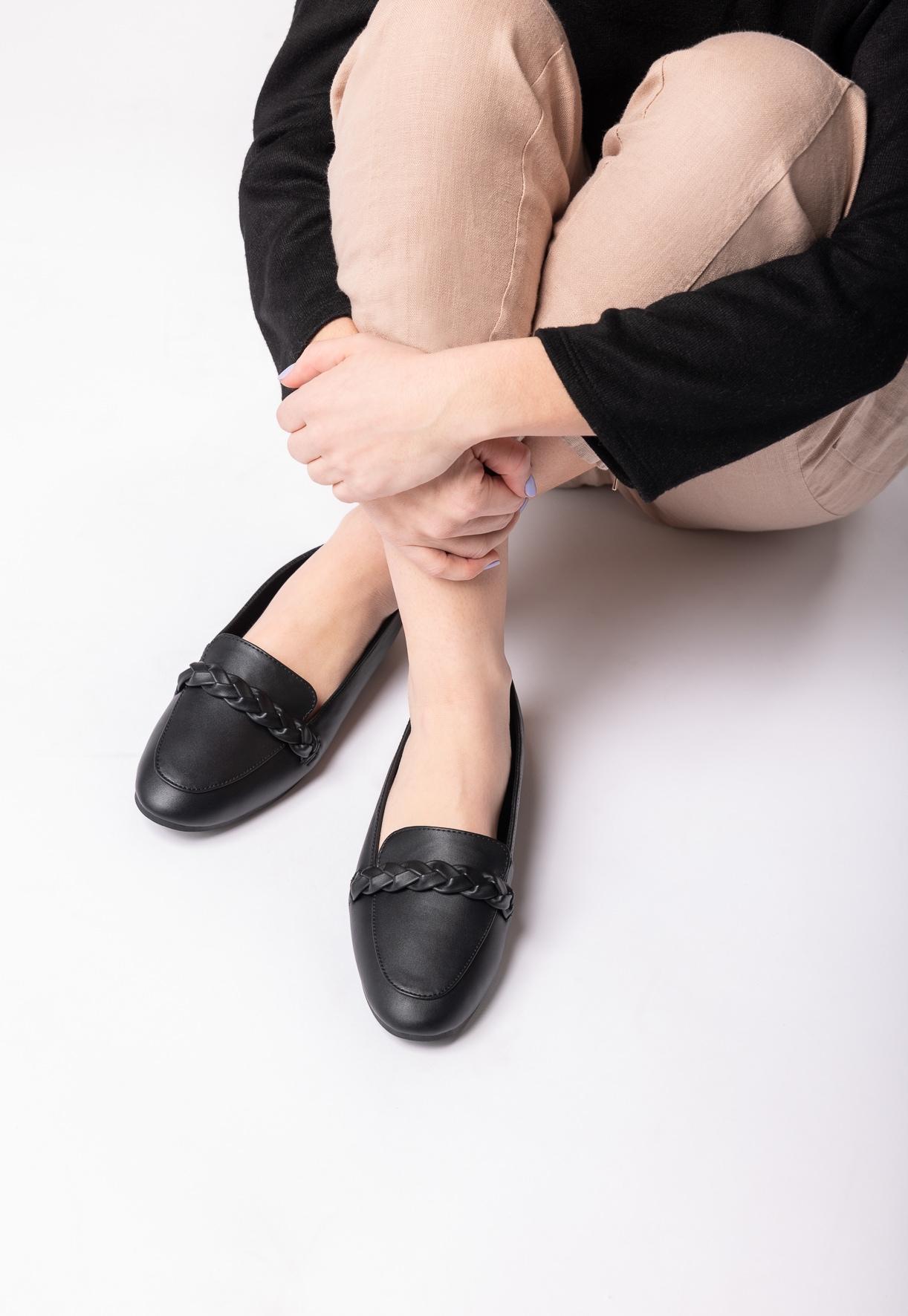 ALLEY, Loafers Svarta