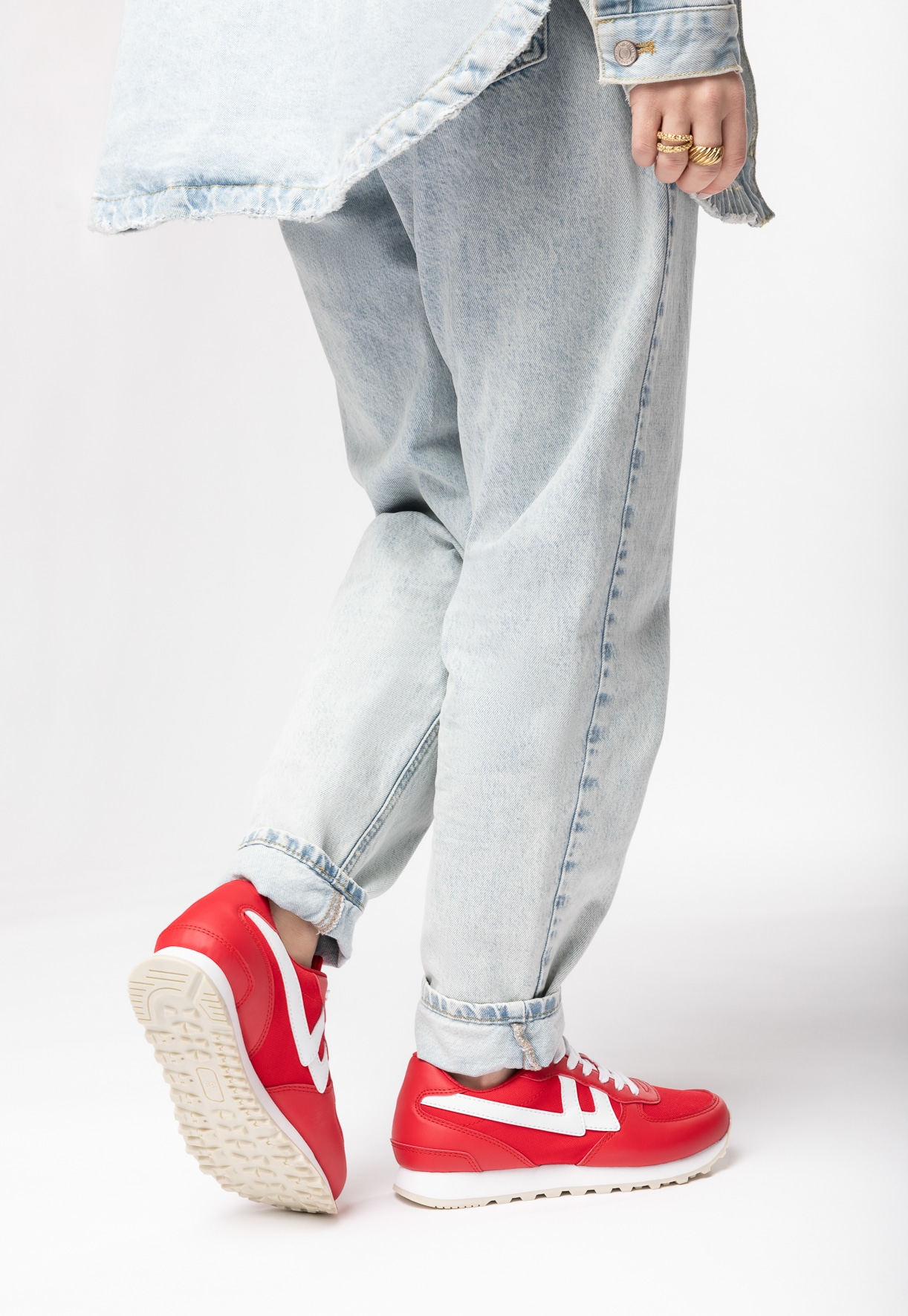 LEJON, Sneakers Röda