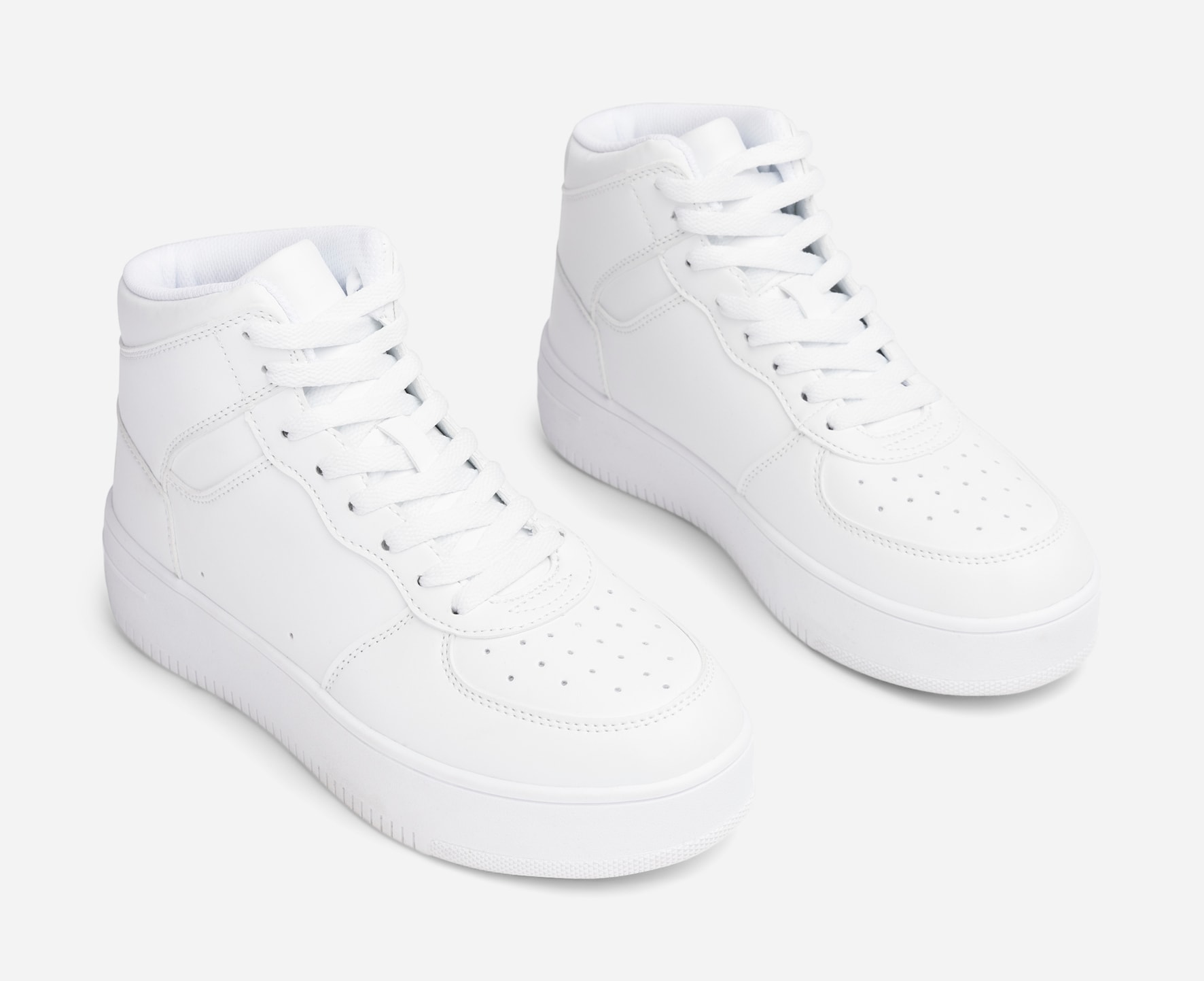 LEJON, Höga sneakers Vita