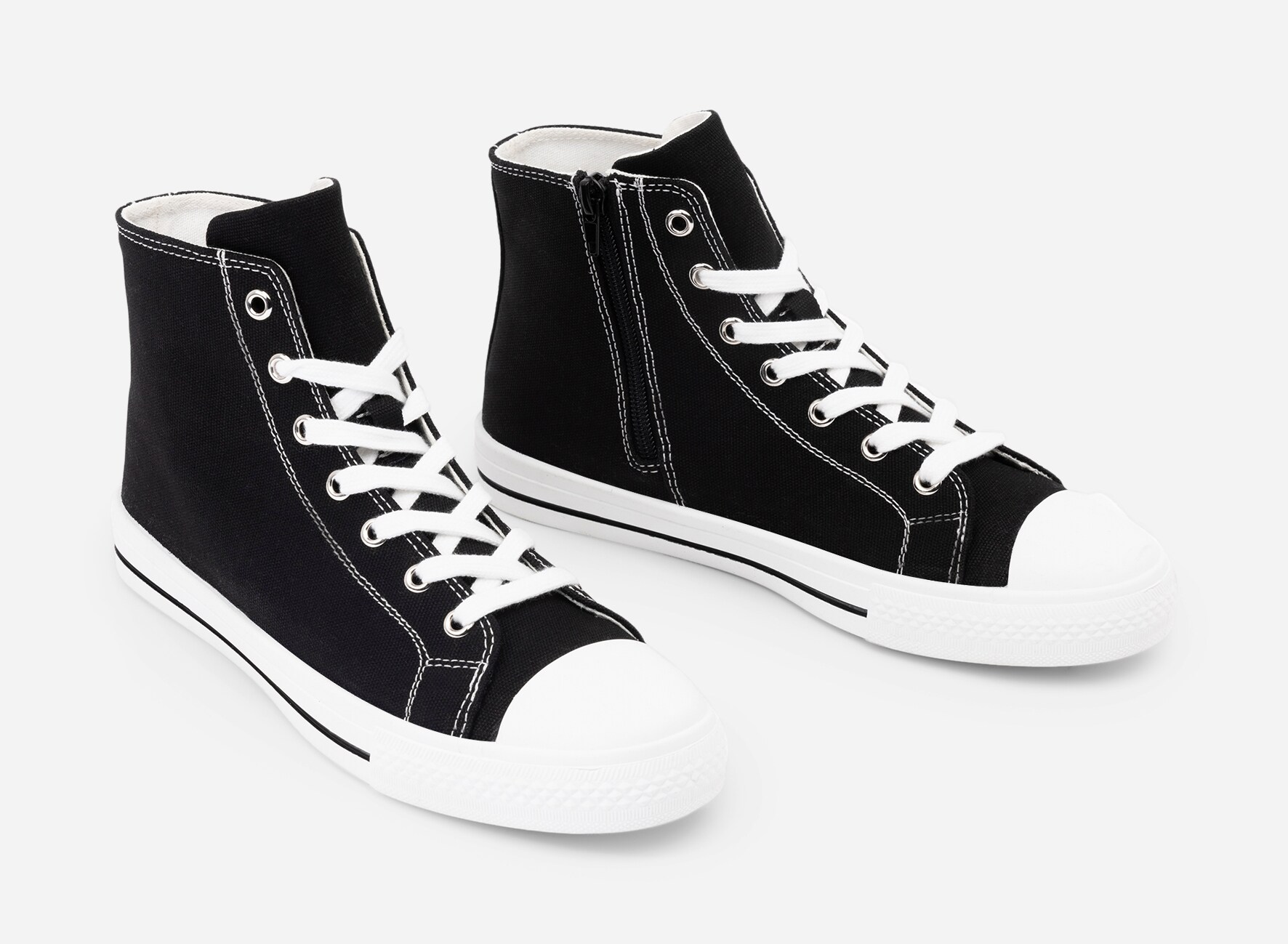 LEJON, Höga sneakers Svarta