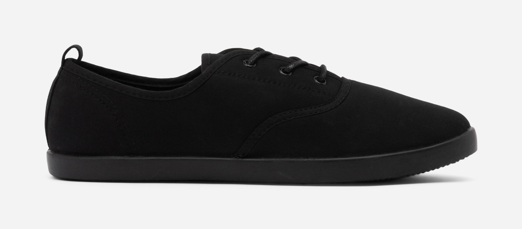 ALLEY, Tygskor Svarta