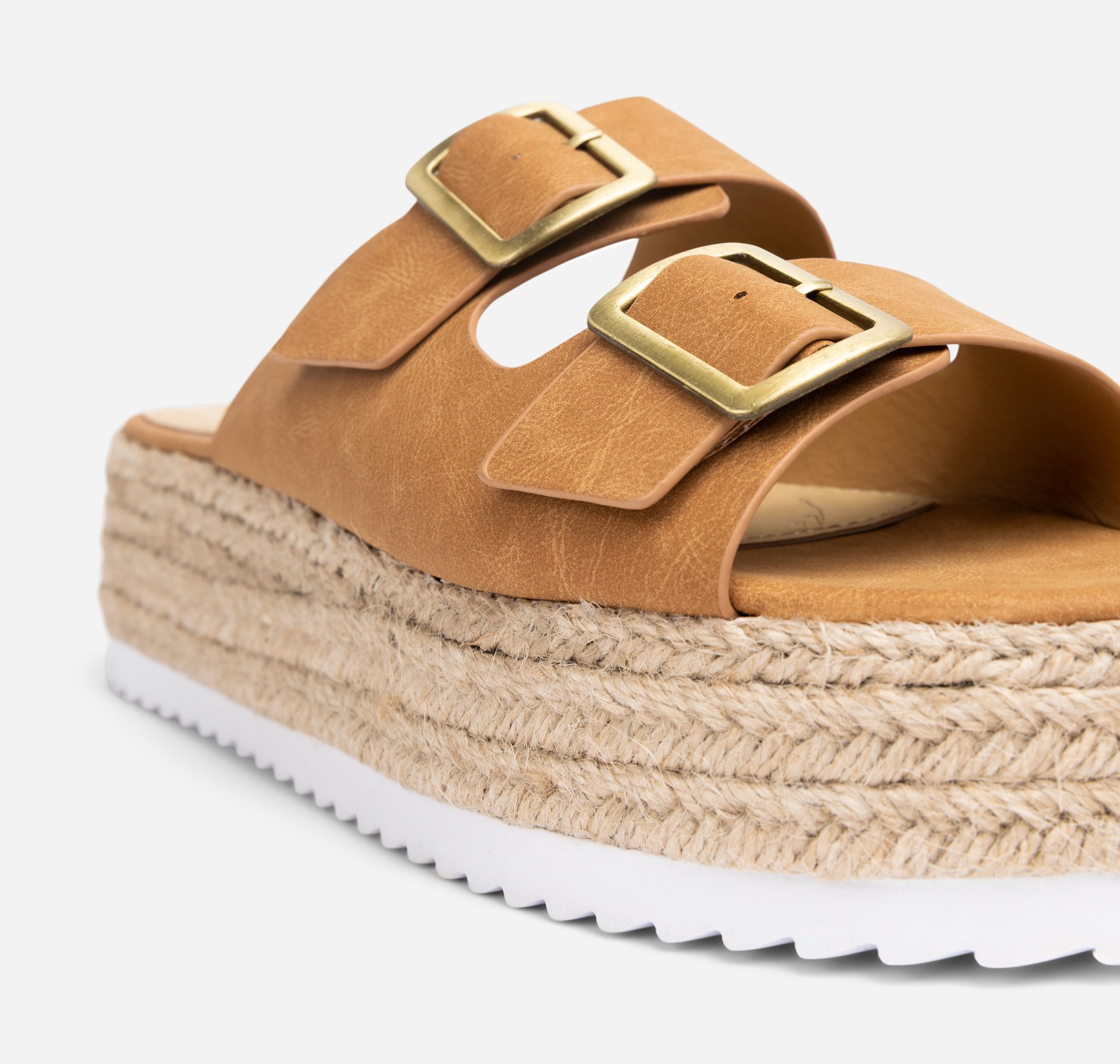 VOX, Sandaler med platåsula Bruna