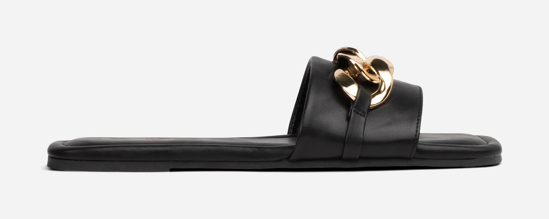 ALLEY, Sandaler med kedja Svarta