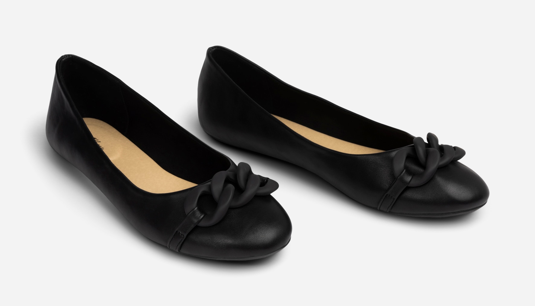 ALLEY, Ballerinaskor Svarta