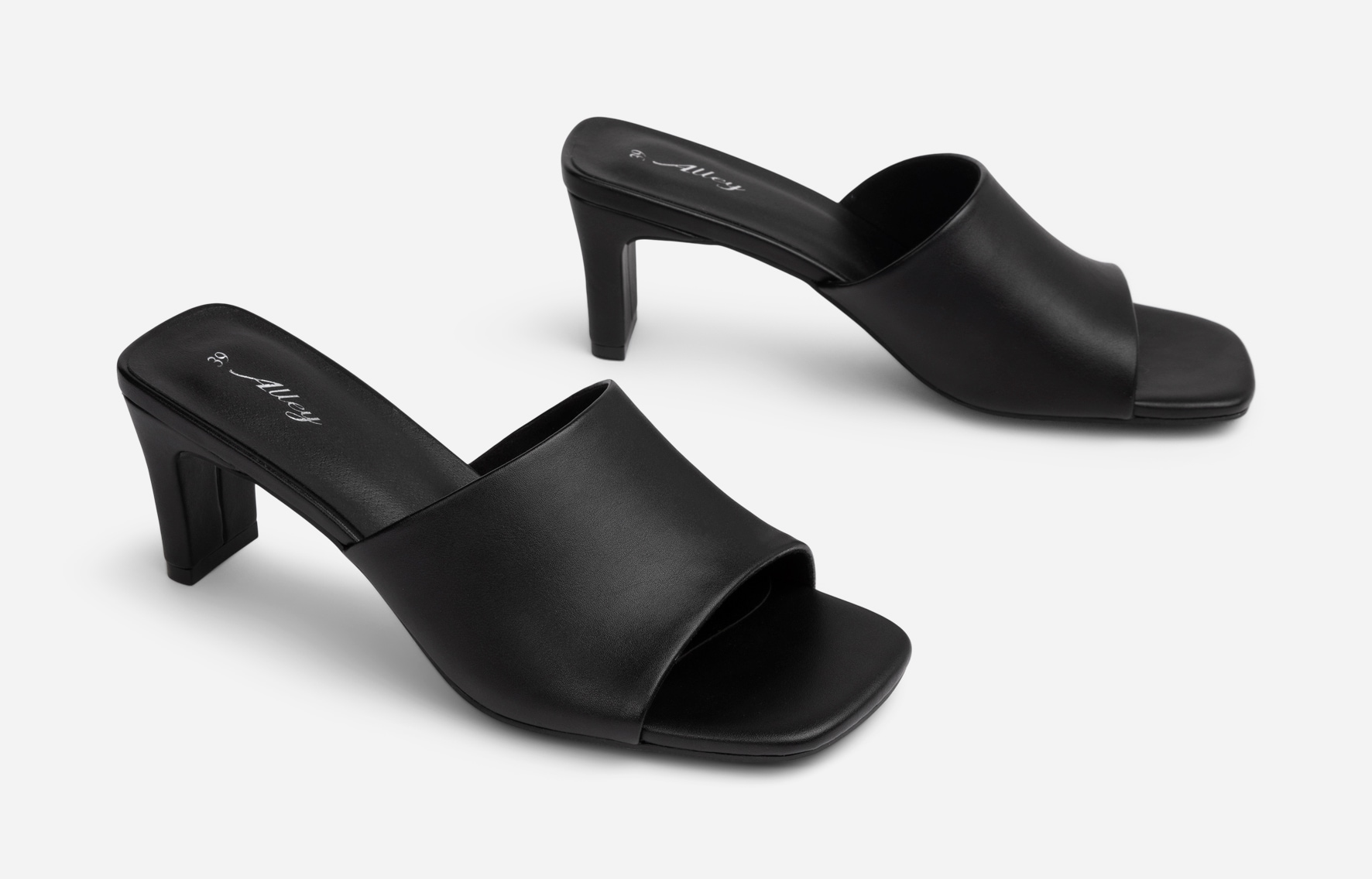 ALLEY, Sandaletter Svarta