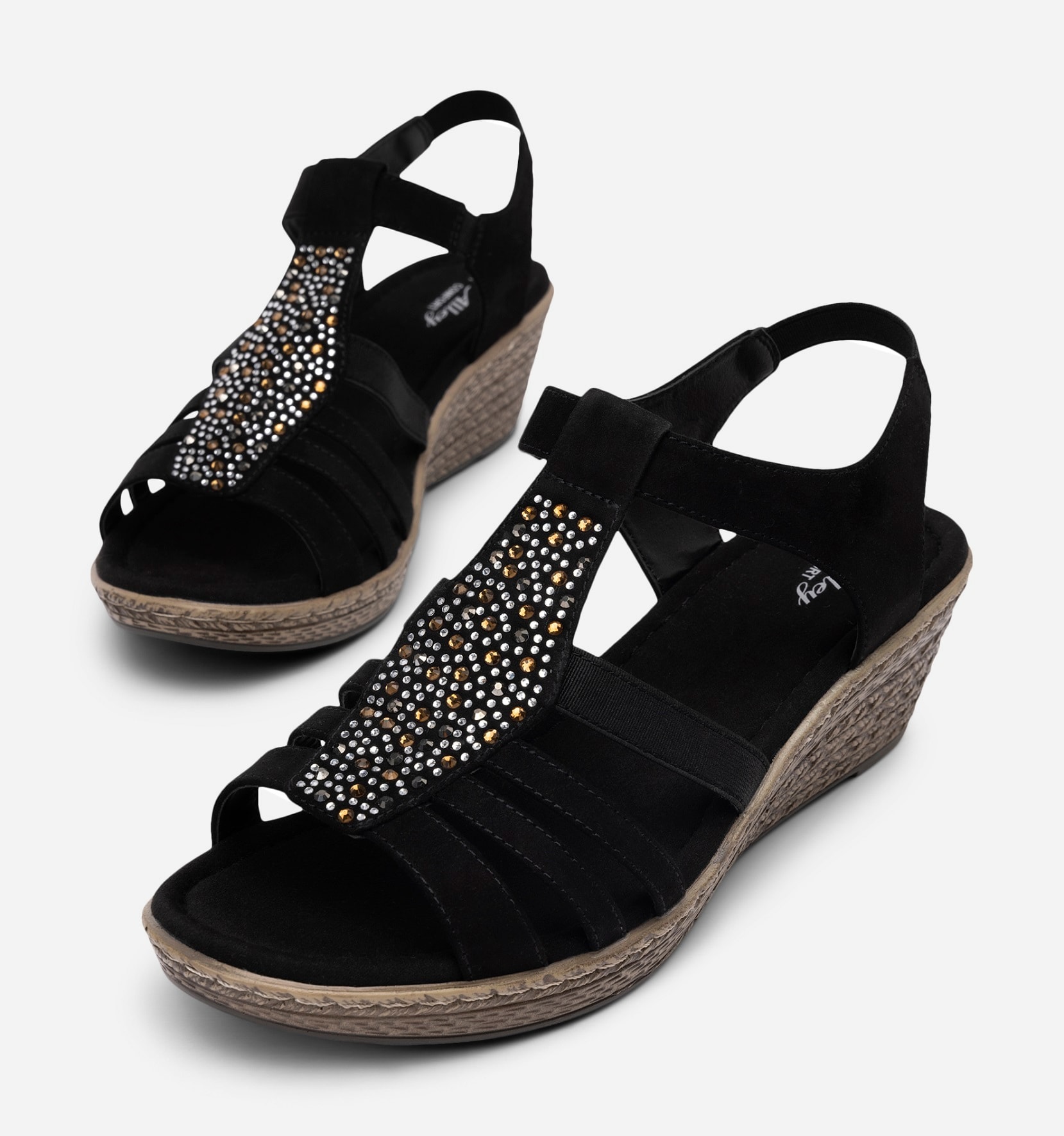 ALLEY COMFORT, Sandaletter Svarta