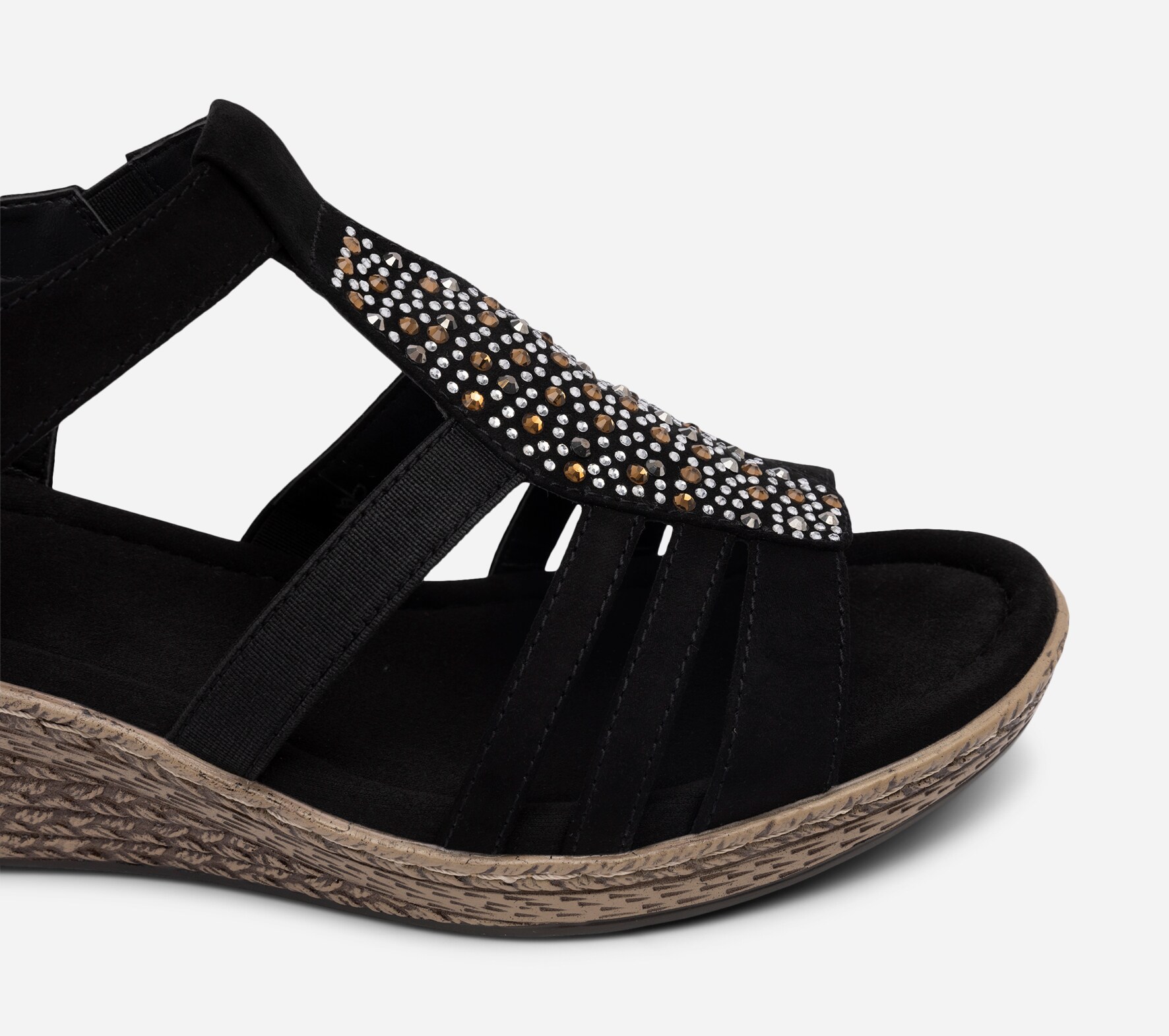 ALLEY COMFORT, Sandaletter Svarta